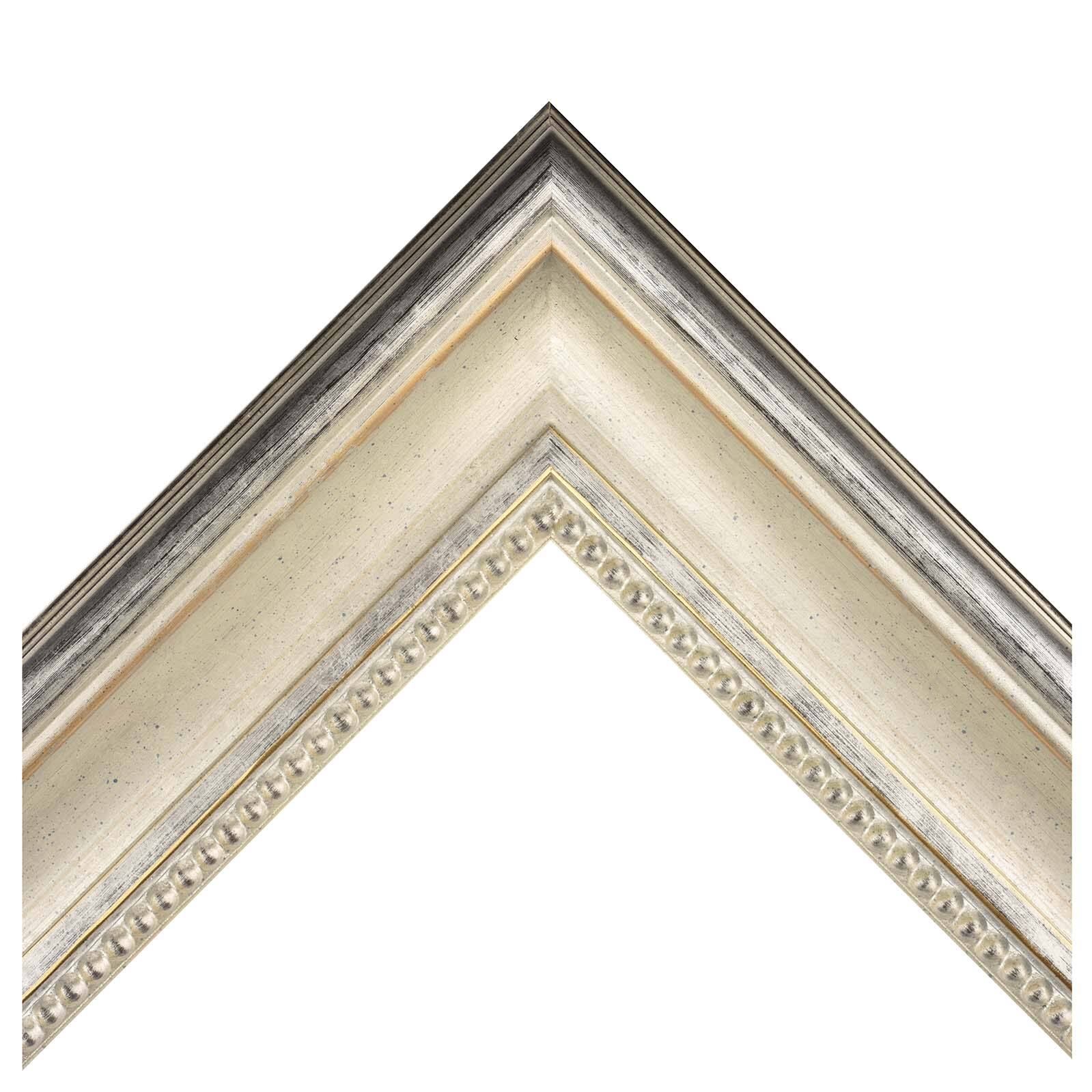 Find the Silver Beaded Lip Custom Frame, Classic Elegance Collection
