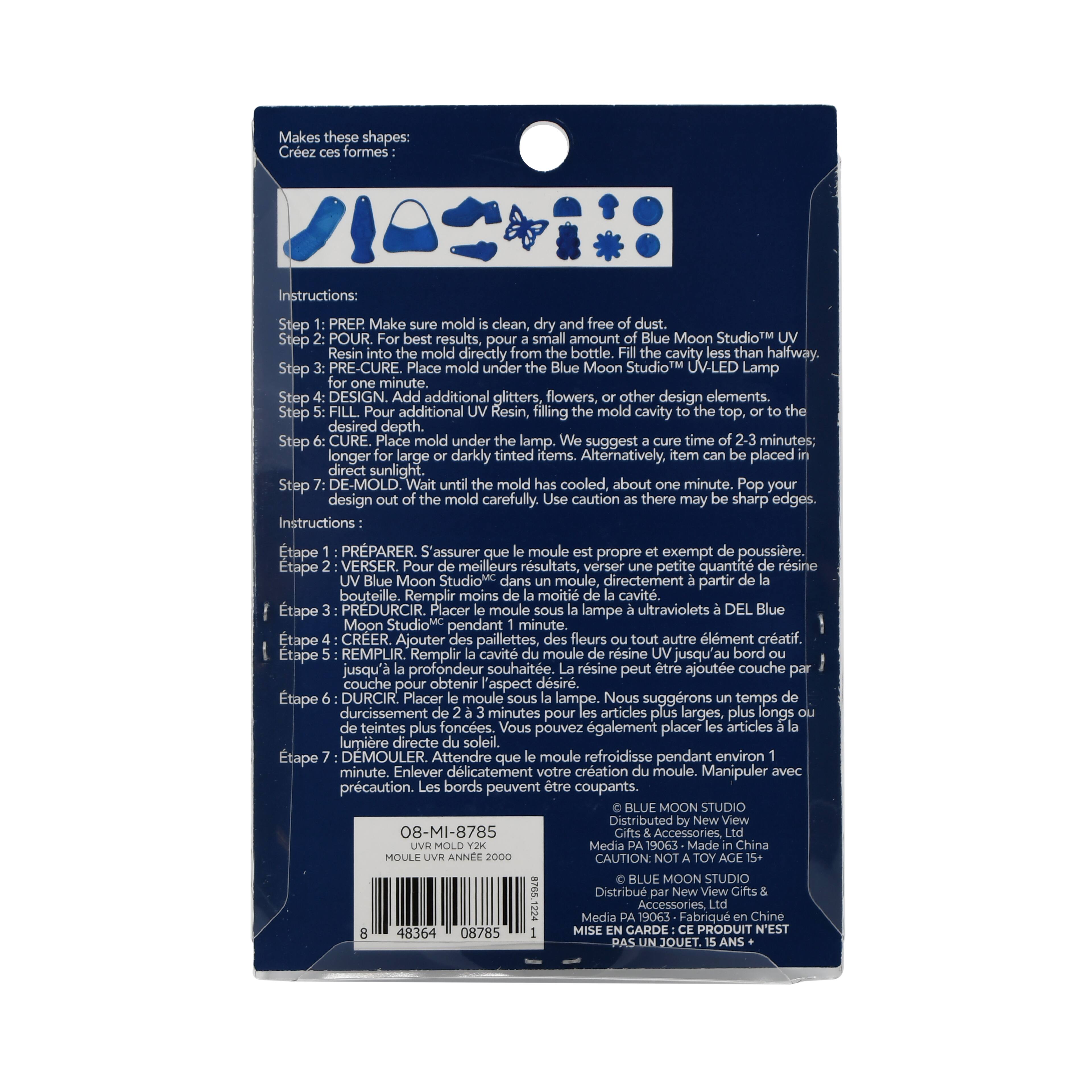 Blue Moon Studio&#x2122; UV Resin Craft Y2K Mold