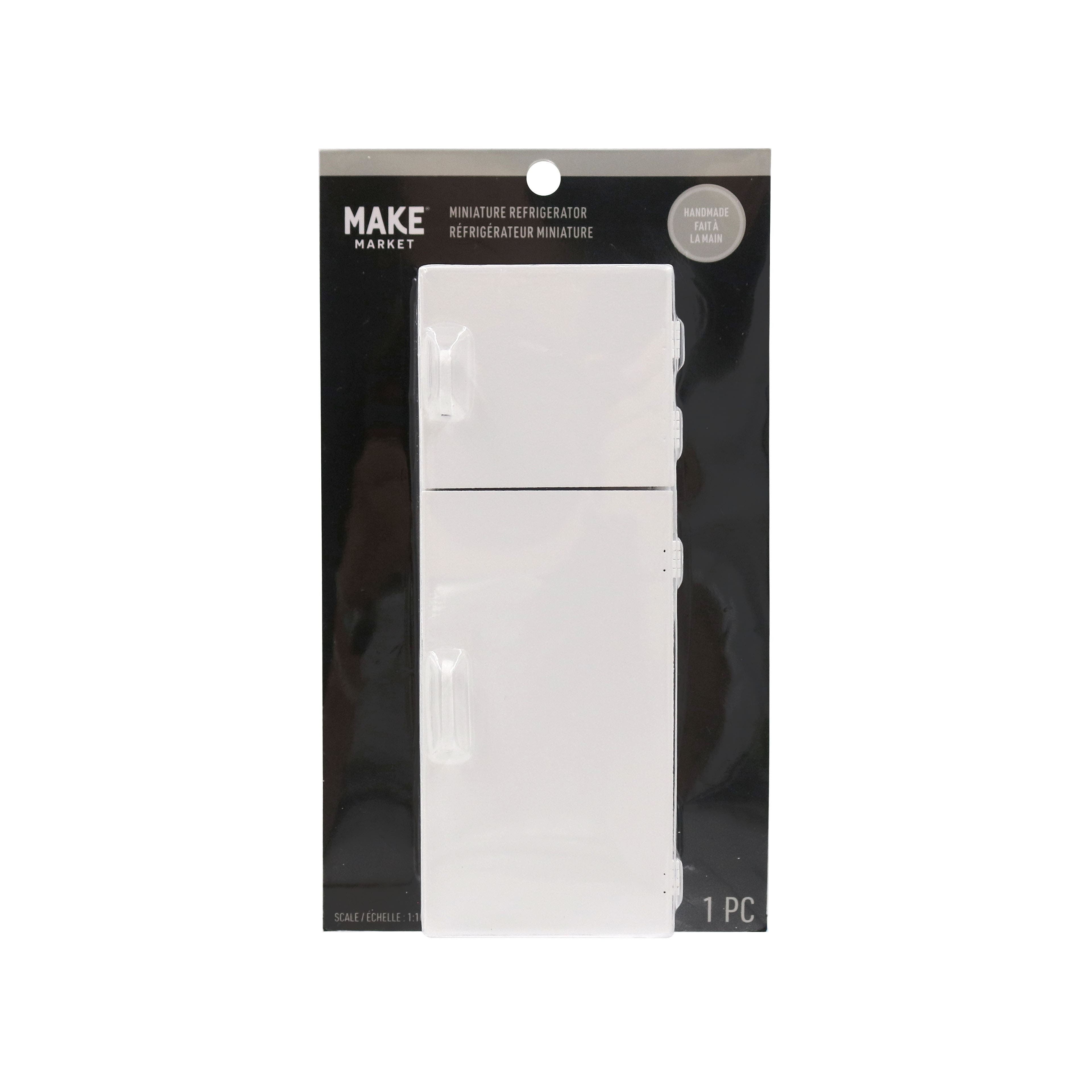 Miniature White Wood Refrigerator by Make Market&#xAE;