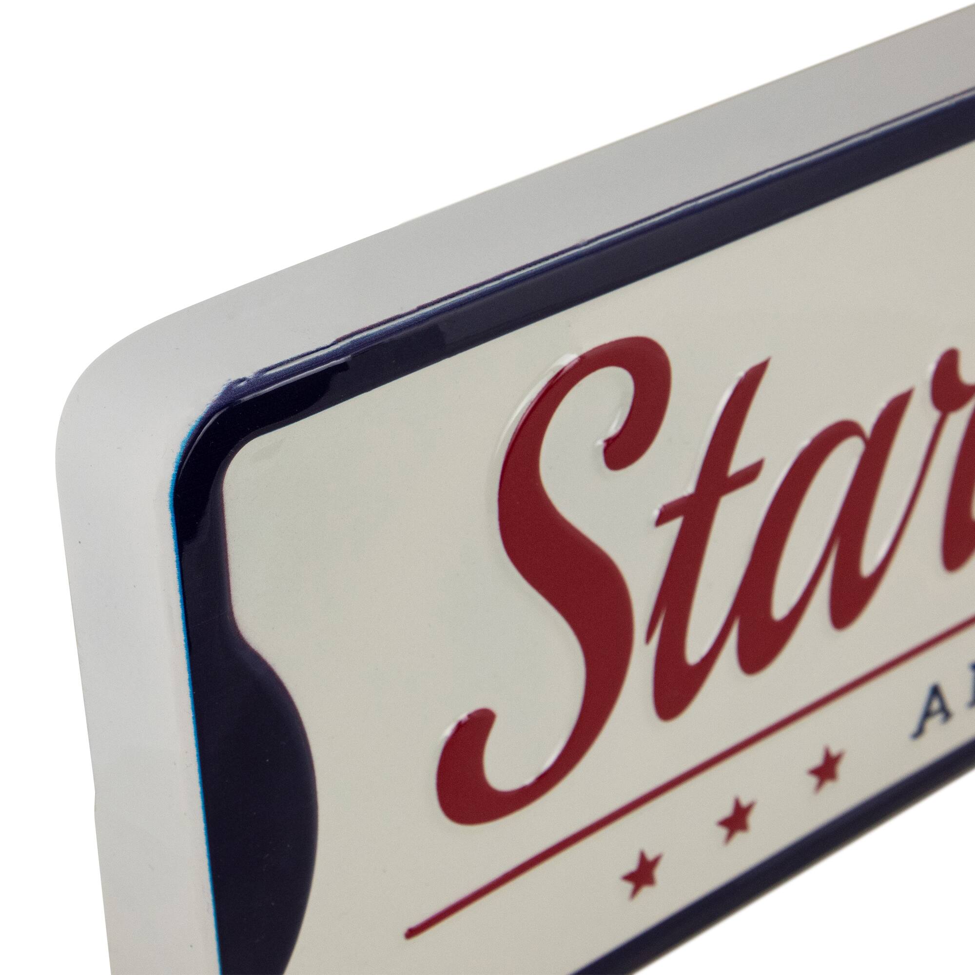 23.5" Stars & Stripes America the Beautiful Metal Wall Sign