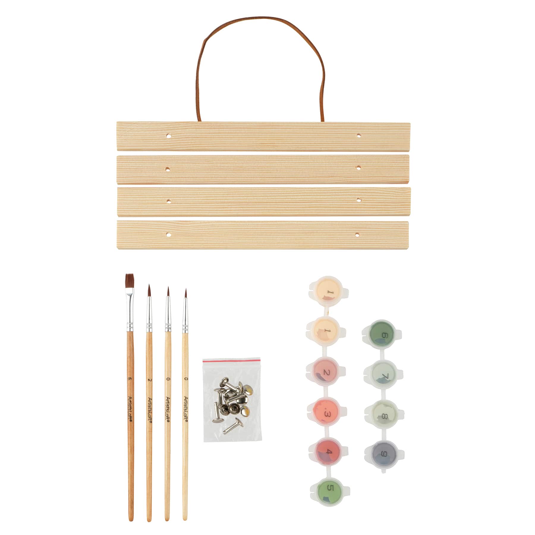 8" x 10" Red Flowers with Vase Paint-by-Number Kit by Artist's Loft®