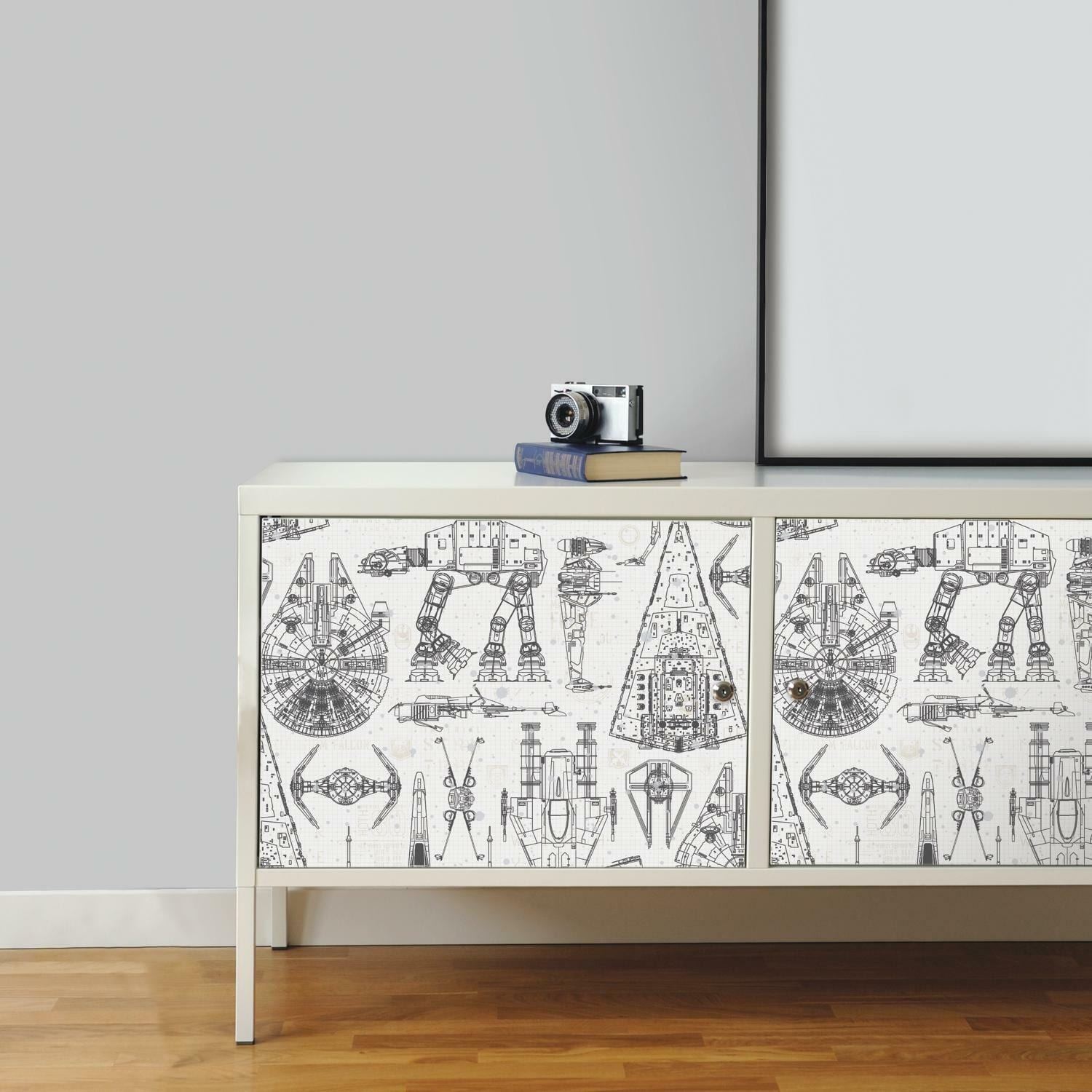 RoomMates Star Wars Blueprint Peel &#x26; Stick Wallpaper