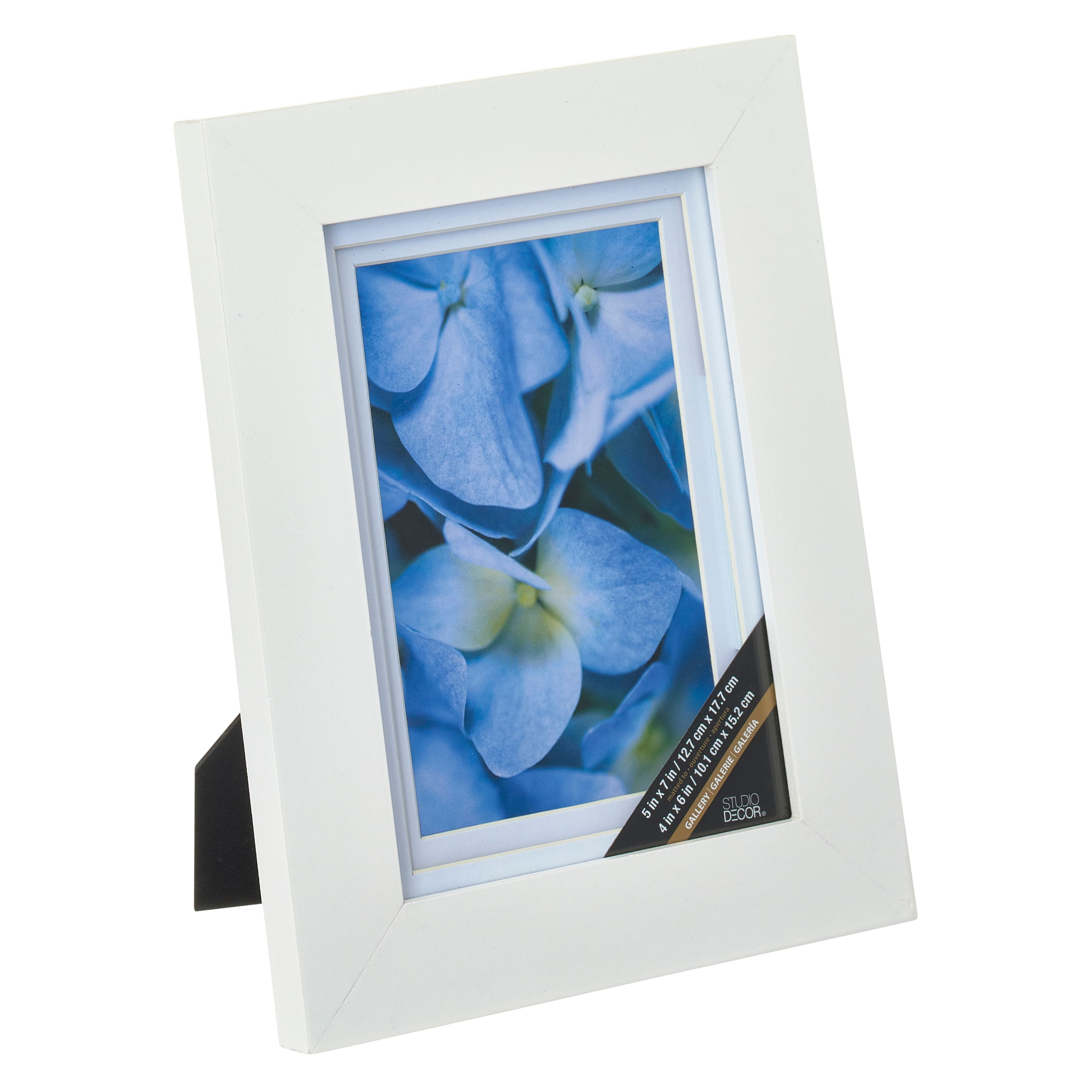 8 Pack: White 4&#x22; x 6&#x22; Gallery Frame with Double Mat, Airfloat Gallery by Studio D&#xE9;cor&#xAE;