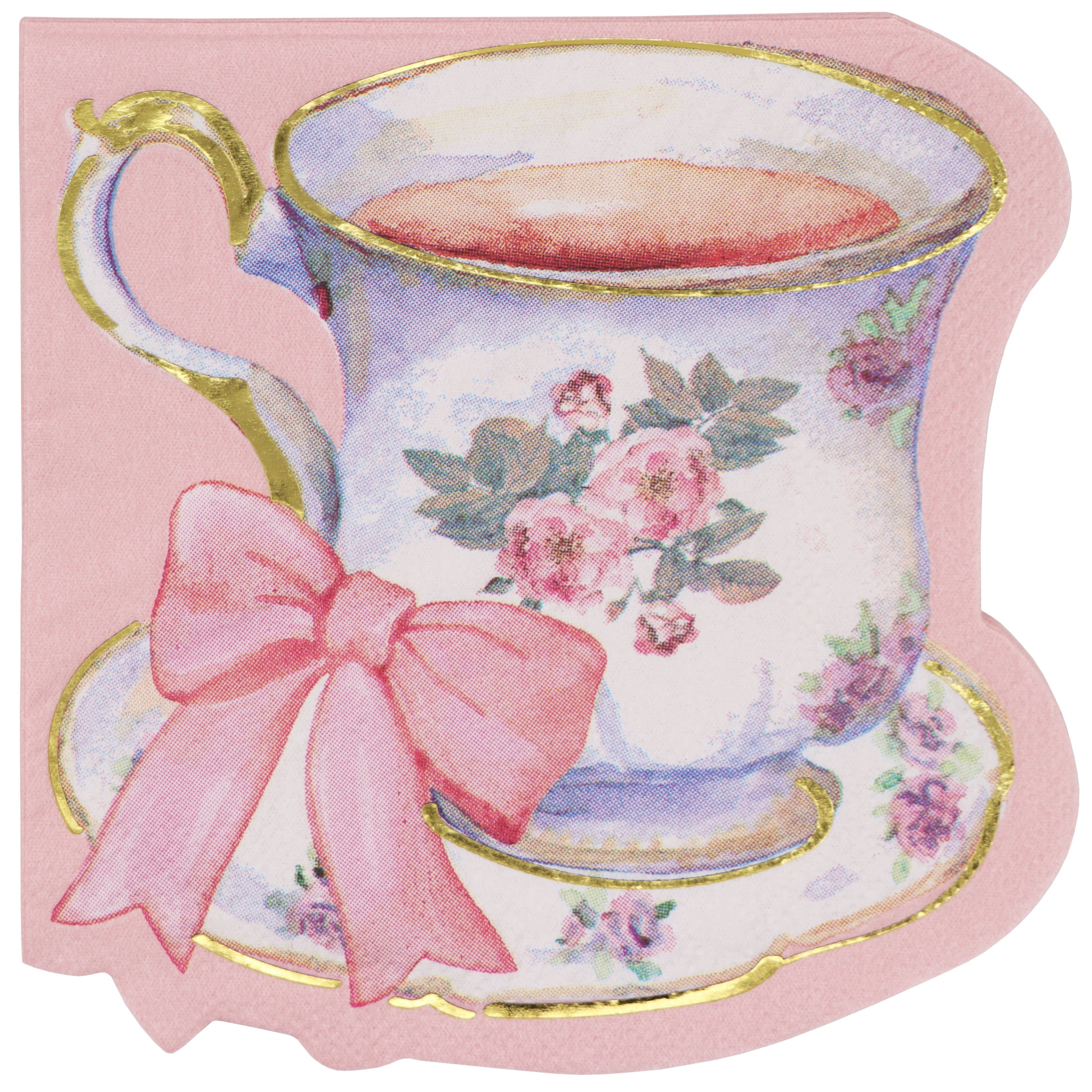 Pink Teacup Beverage Napkins, 20ct. by Ashland&#xAE;