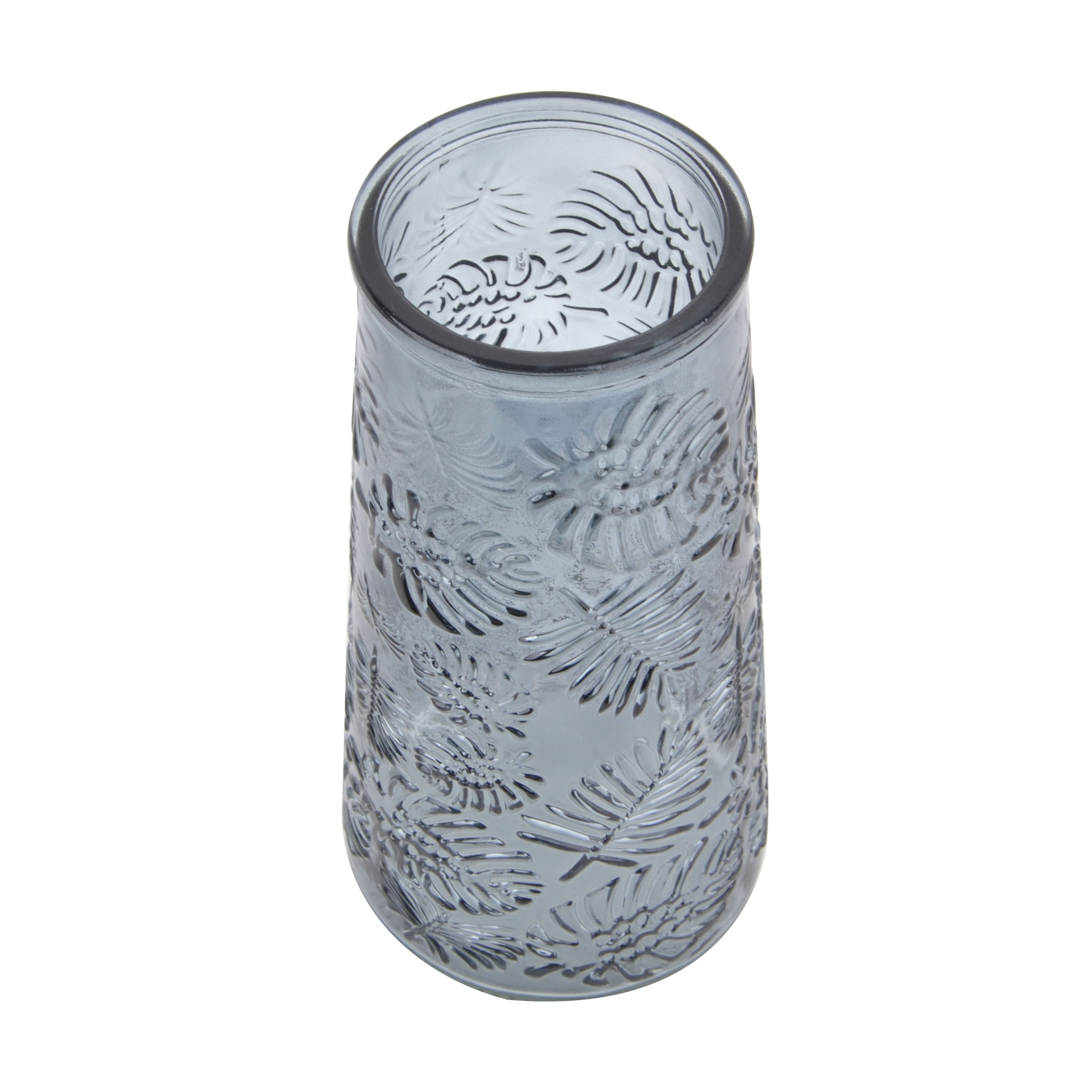 8&#x22; Leaf Pattern Glass Vase by Ashland&#xAE;