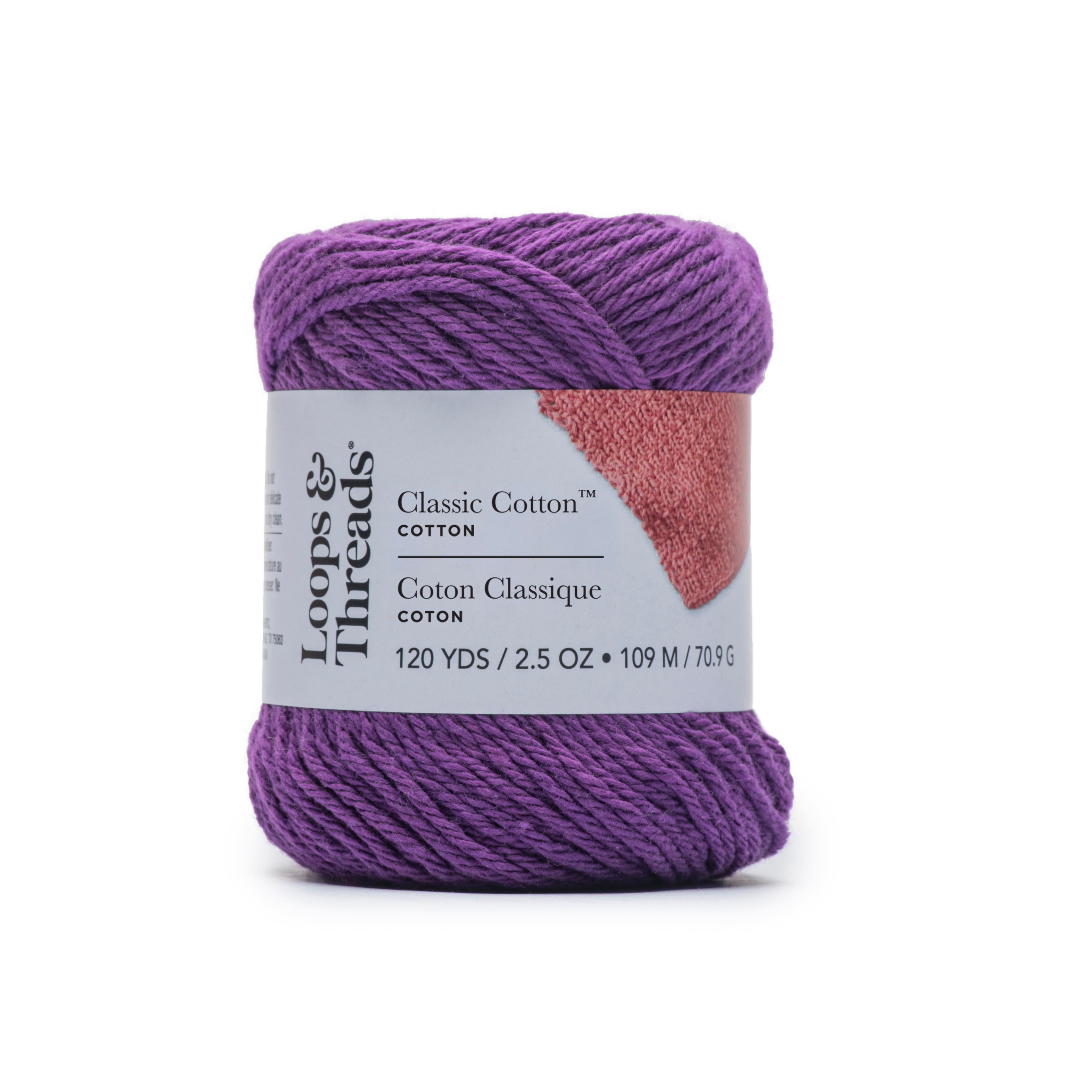 18 Pack: Classic Cotton™ Yarn by Loops & Threads®