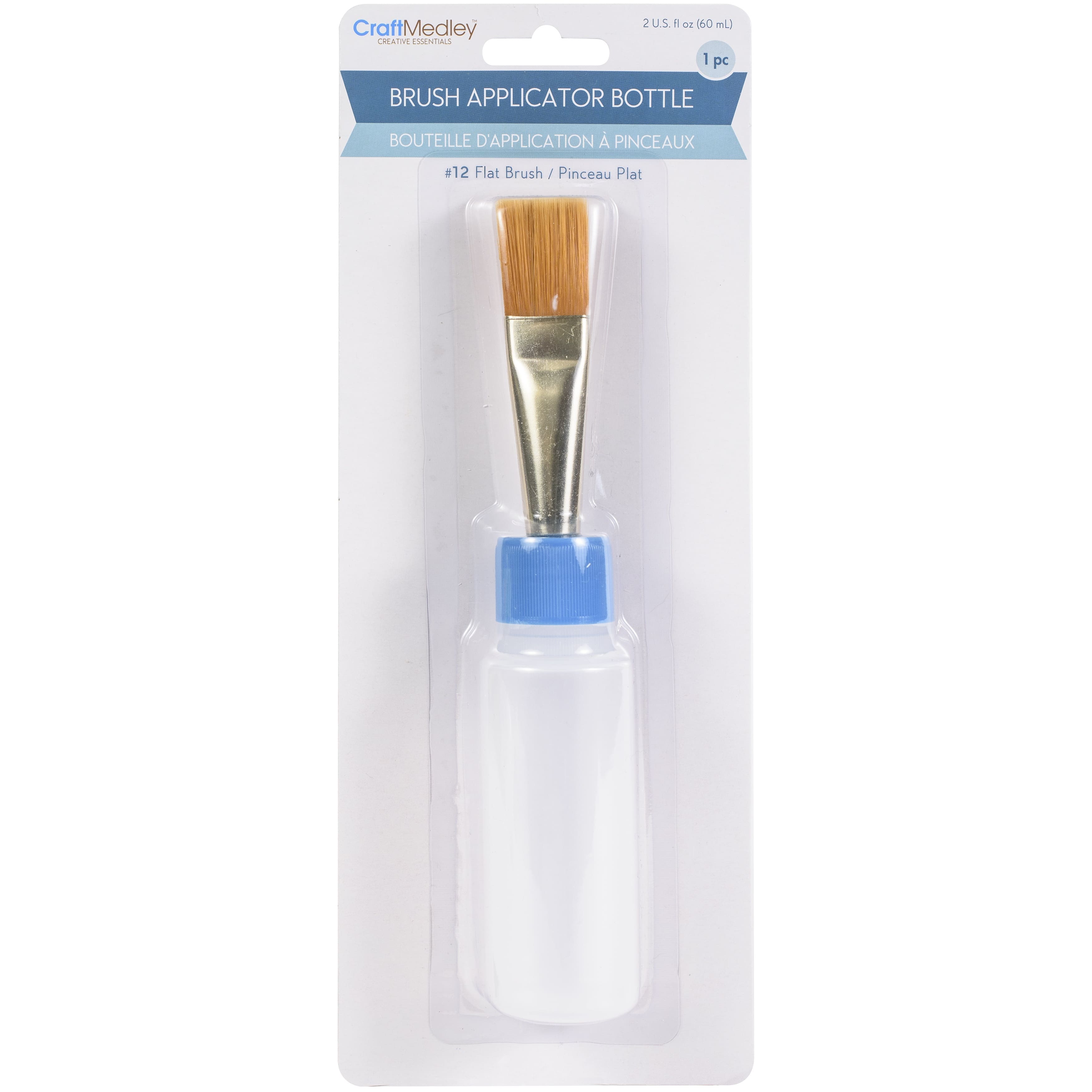 Craft Medley™ Empty Squeeze Bottle With Brush Applicator