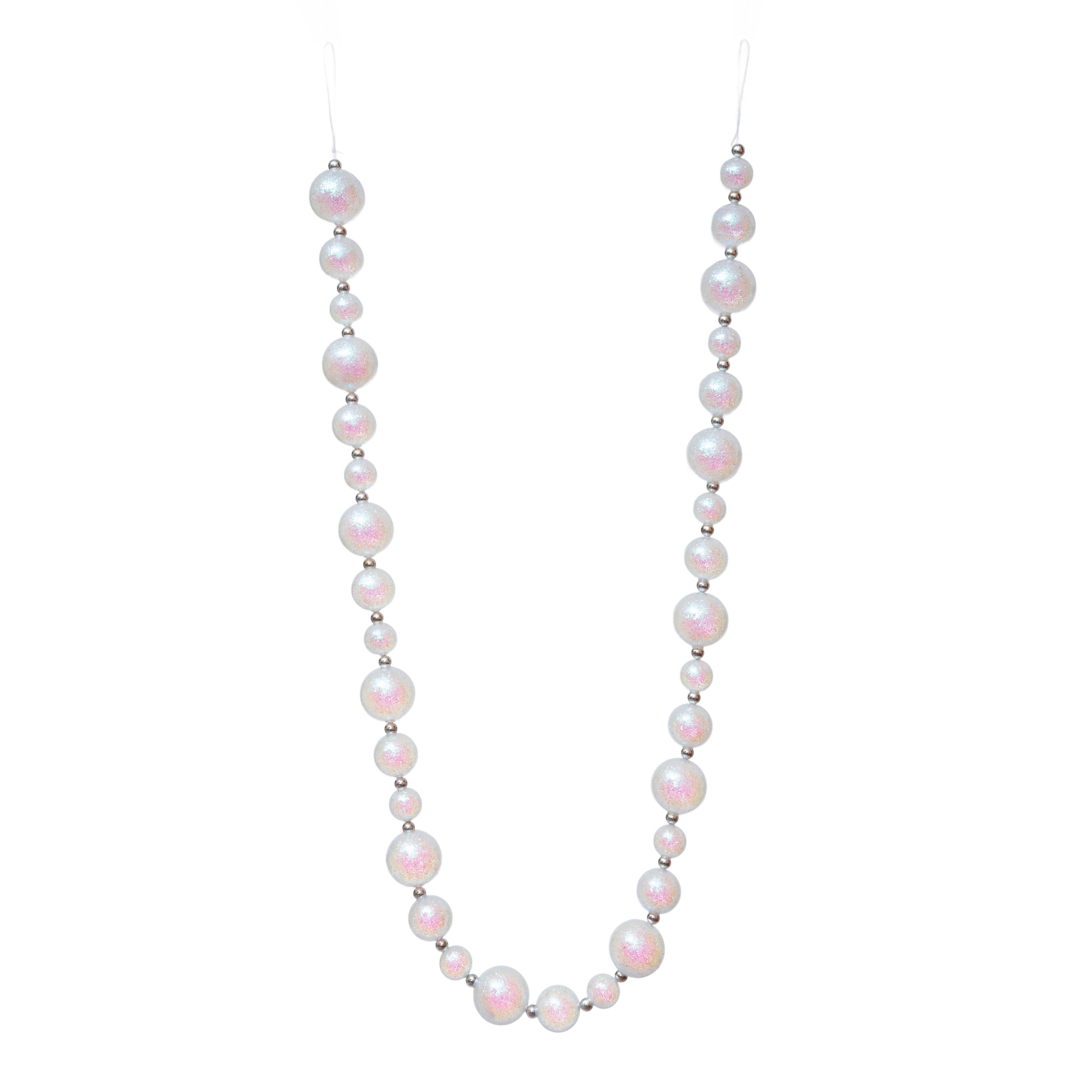 6ft. Iridescent Clear Shatterproof Ball Garland by Ashland&#xAE;