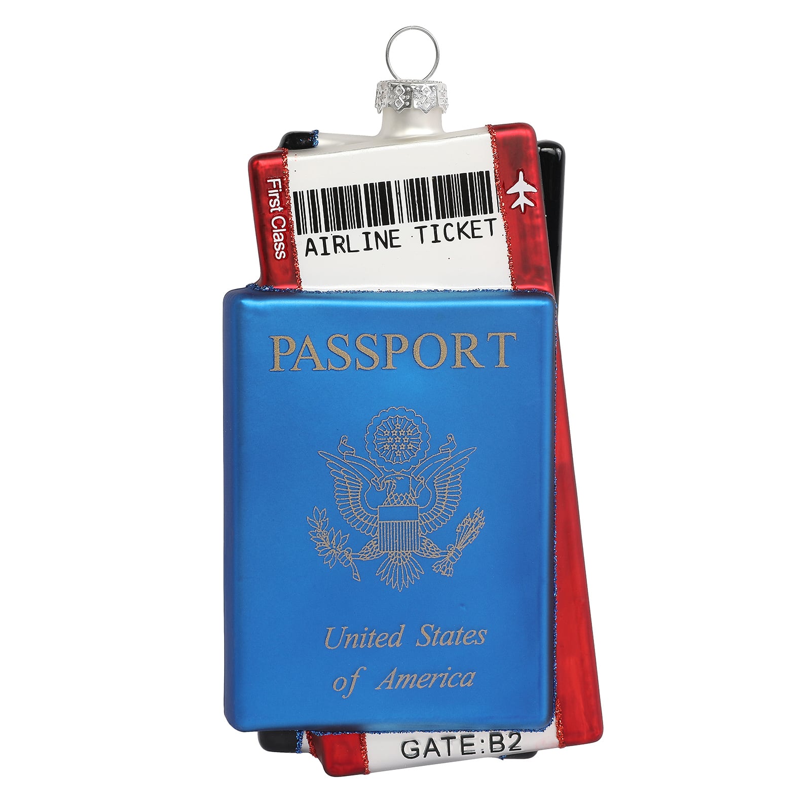5&#x22; Passport Glass Ornament by Ashland&#xAE;