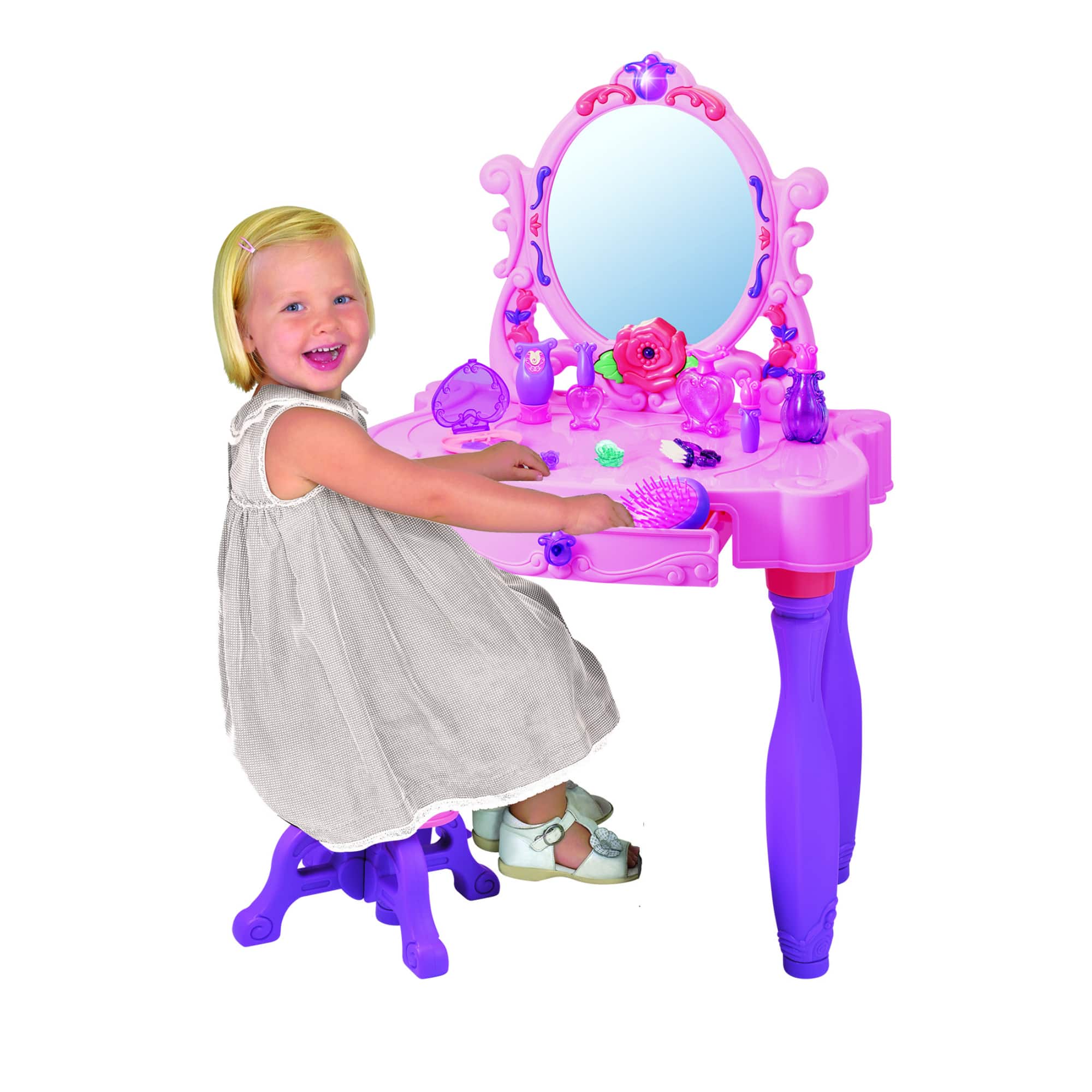 Red Box Toy Light Up Princess Vanity Table