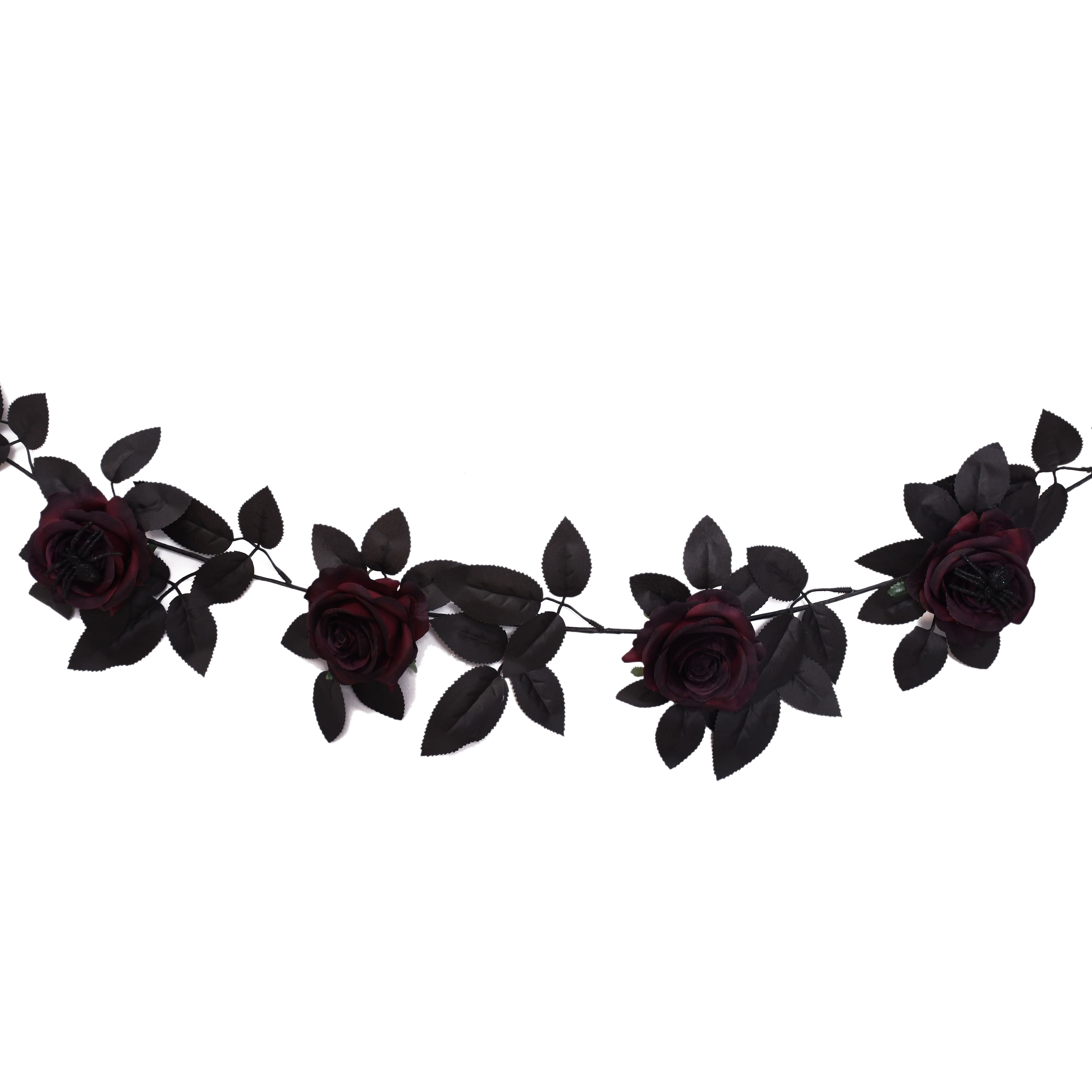 6ft. Black Leaves Garland by Ashland&#xAE;