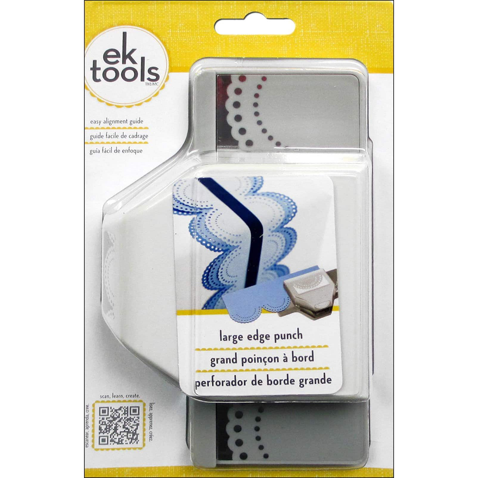 EK Tools™ Large Dotted Scallop Punch Edger | Paper Punches | Michaels