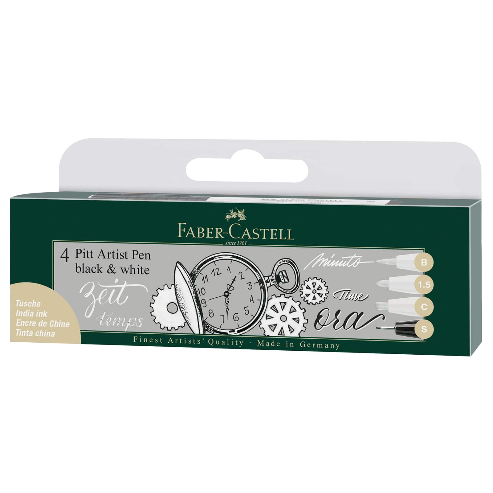 6 Pack: Faber-Castell&#xAE; PITT Artist Pen Wallet Set