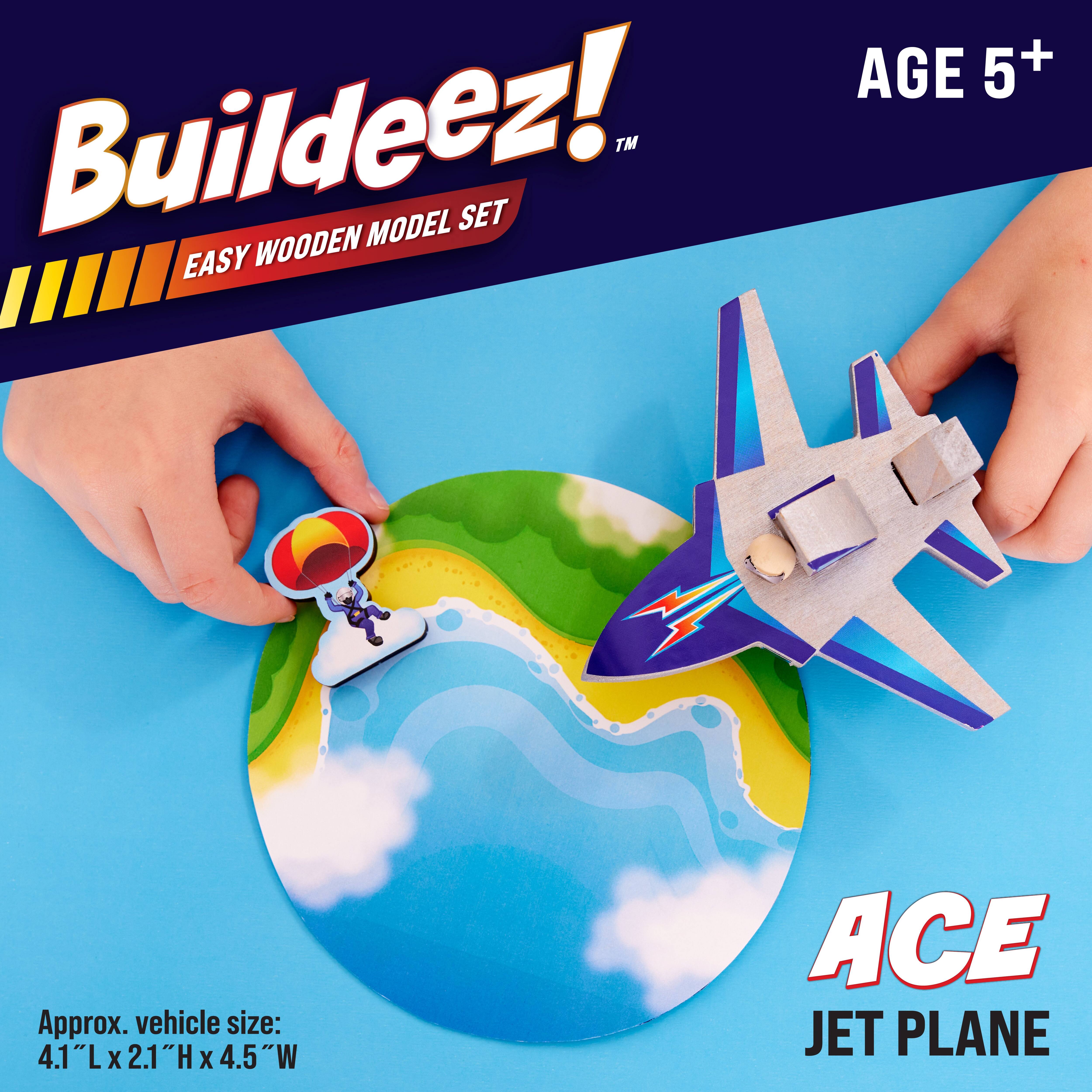 Creativity for Kids&#xAE; Buildeez!&#x2122; Ace Jet Plane Wooden Model Set