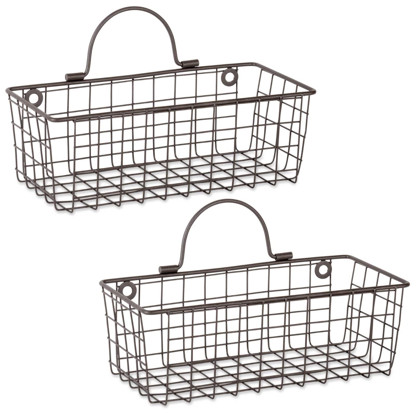 DII&#xAE; Small Wire Wall Baskets, 2ct.