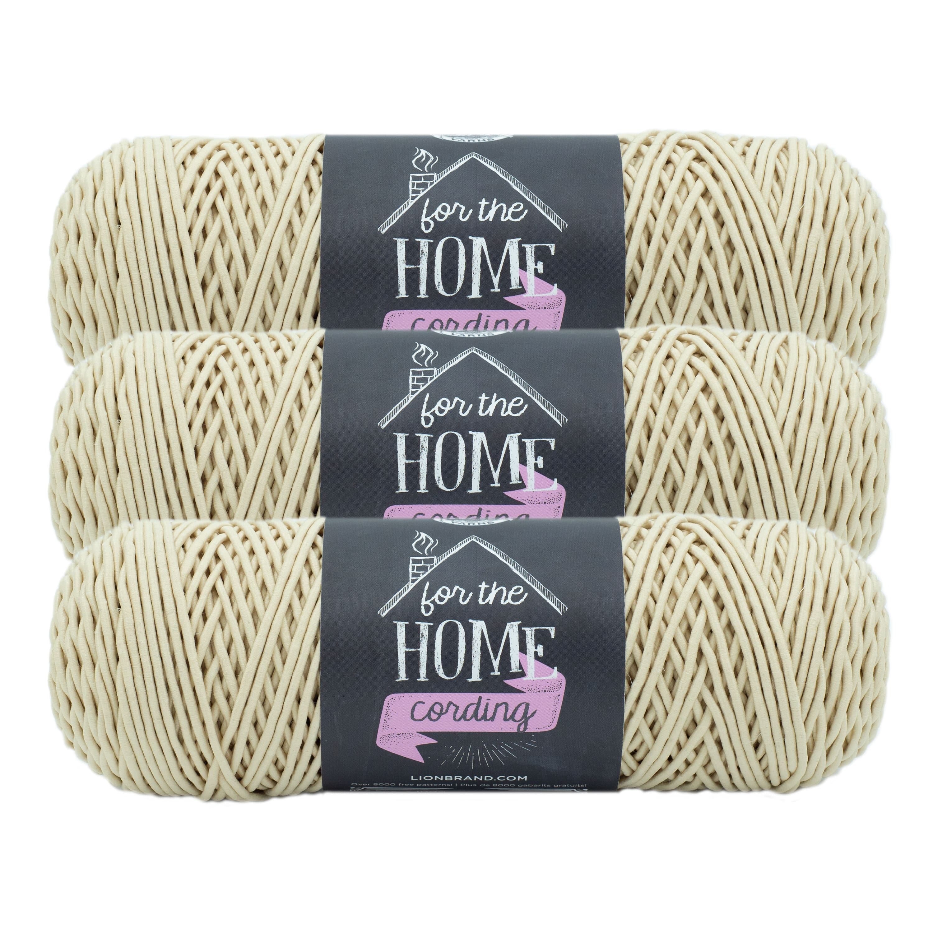3 Pack Lion Brand® For the Home Cording Yarn Michaels