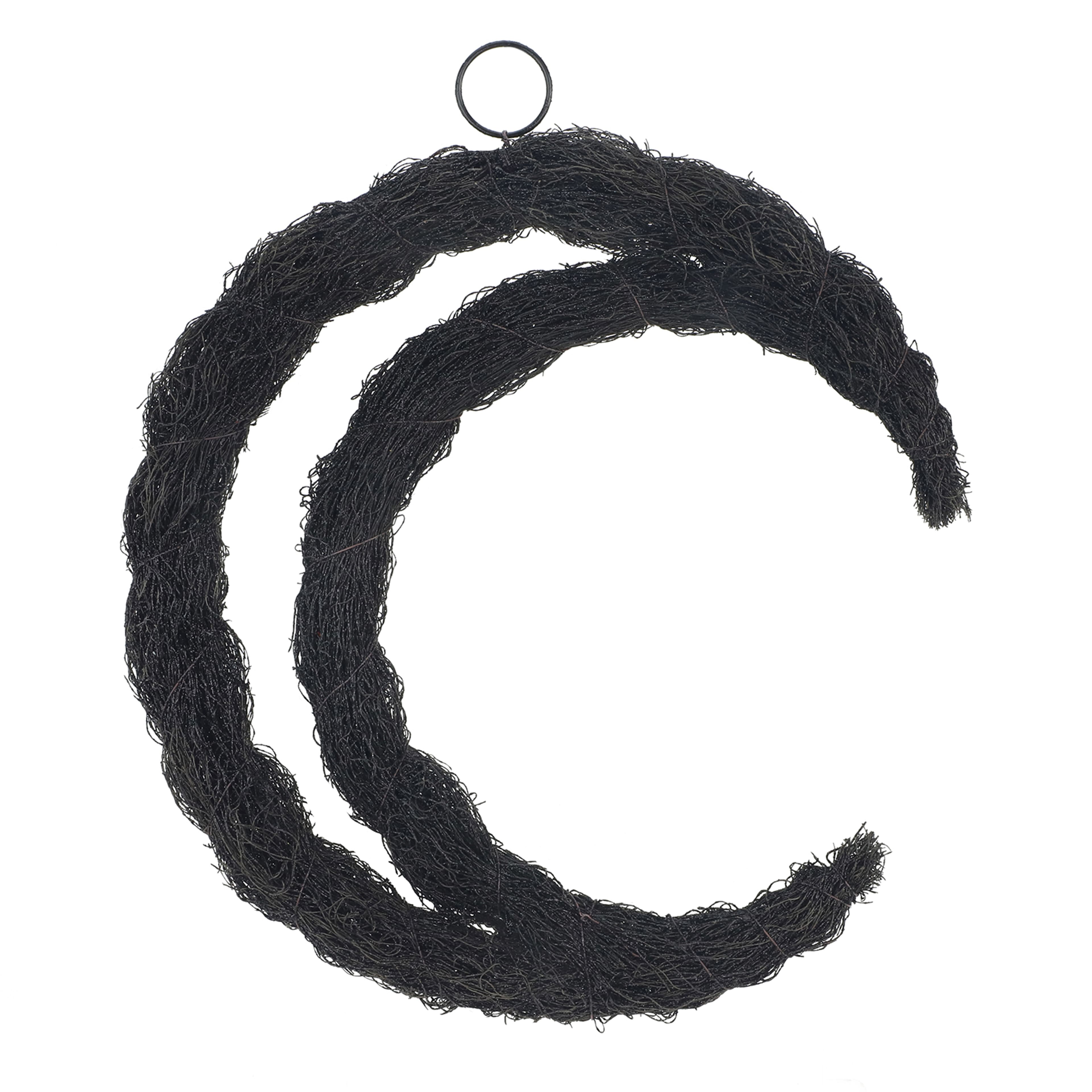 16&#x22; Black Moon Wreath by Ashland&#xAE;
