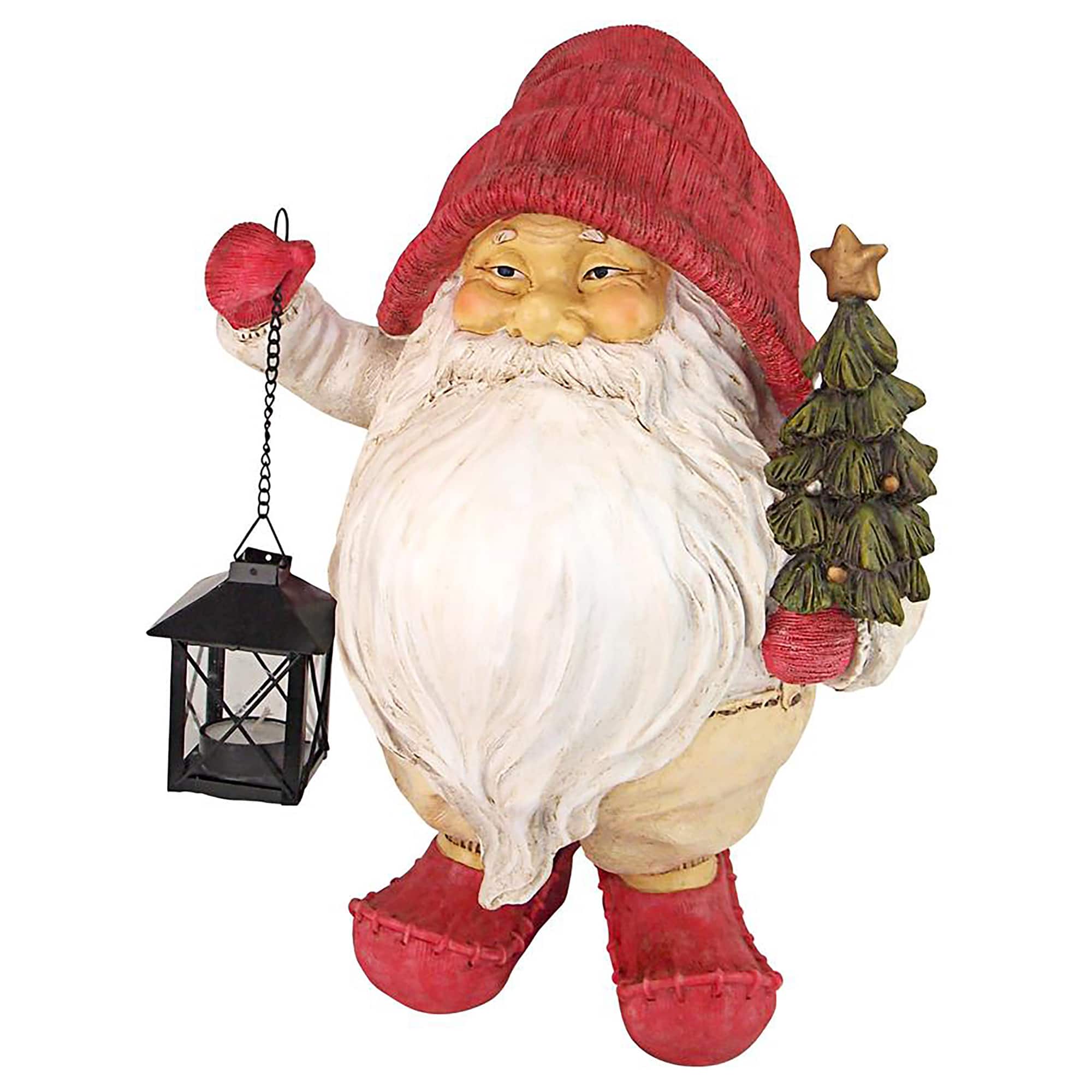 2ft. Lighting Santa&#x27;s Path Whitey the Holiday Gnome Statue