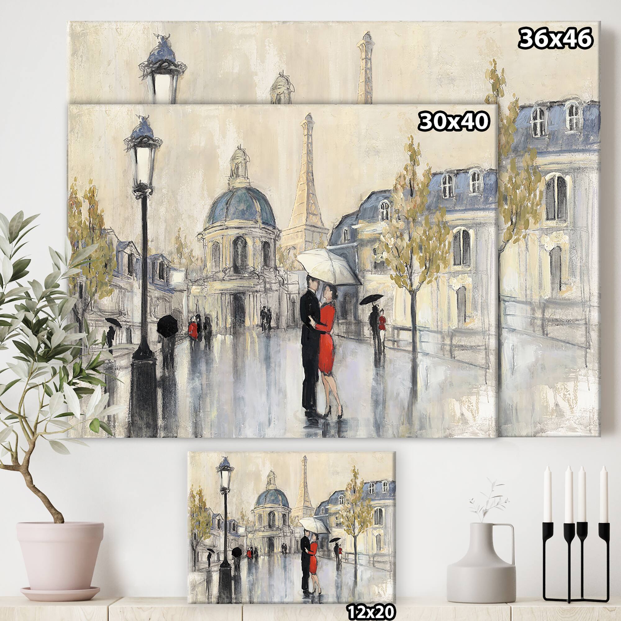 Designart - Love in Paris I