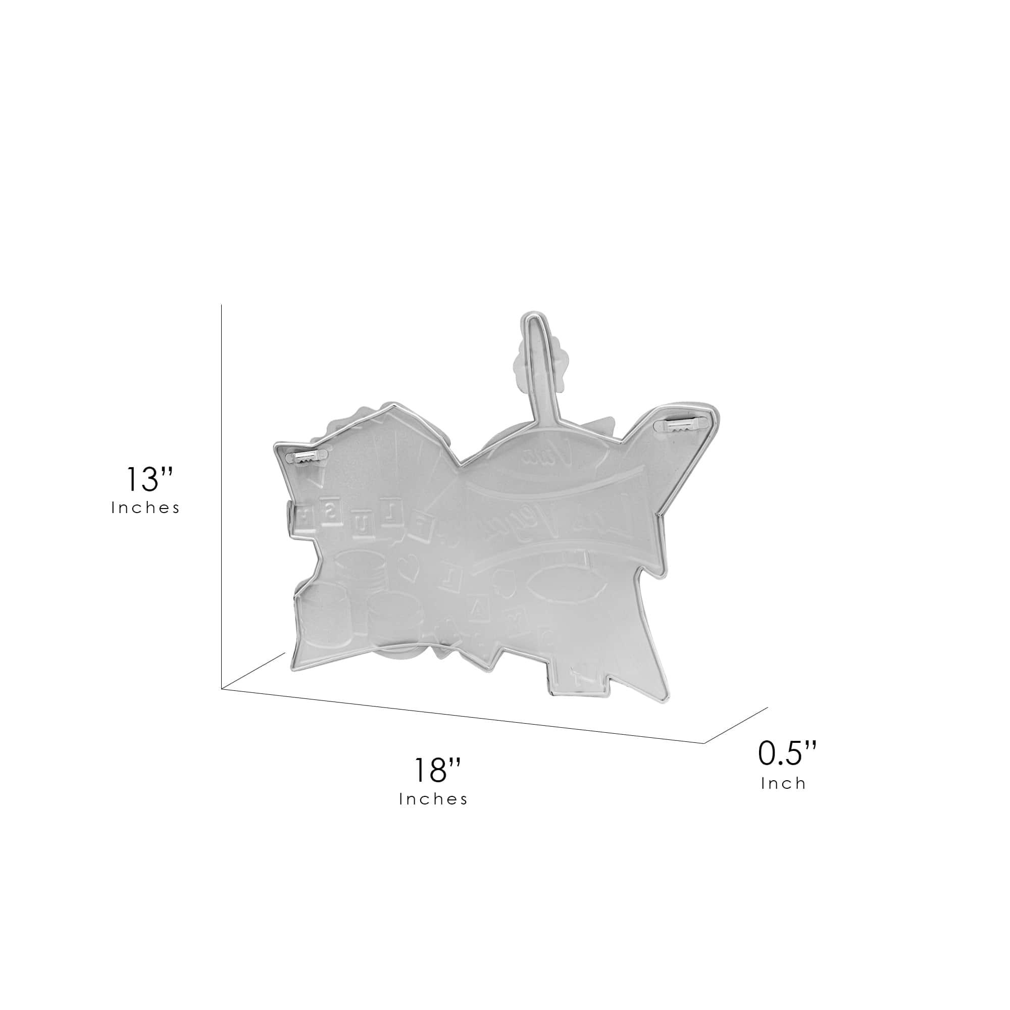 American Art Décor™ 18" Viva Las Vegas Royal Flush Metal Sign