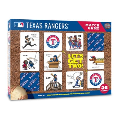 Major League Baseball Licensed Memory Match Game By Youthefan in Texas Rangers | 2.5" x 2.5" | Michaels