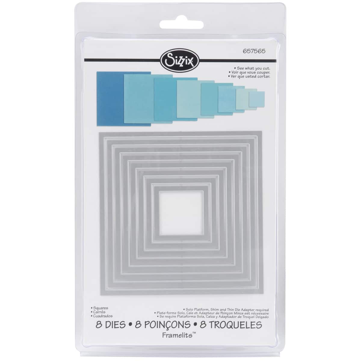 Sizzix® Framelits™ Squares Die Set