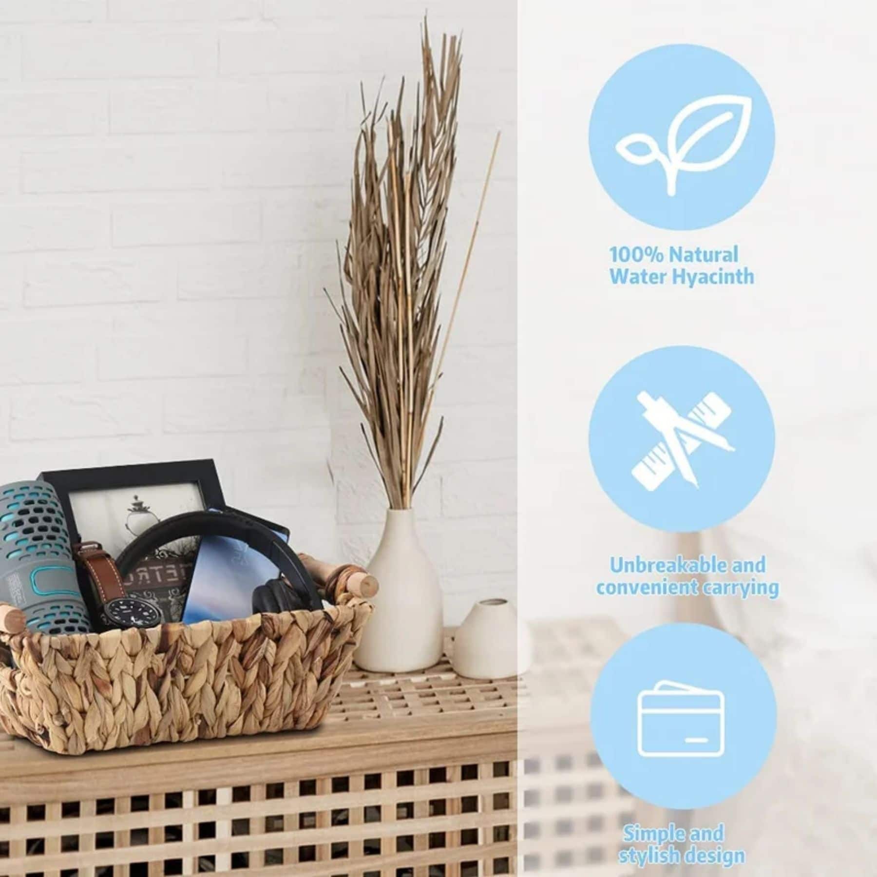 NEX™ Decorative Hand Woven Storage Baskets, 2ct.