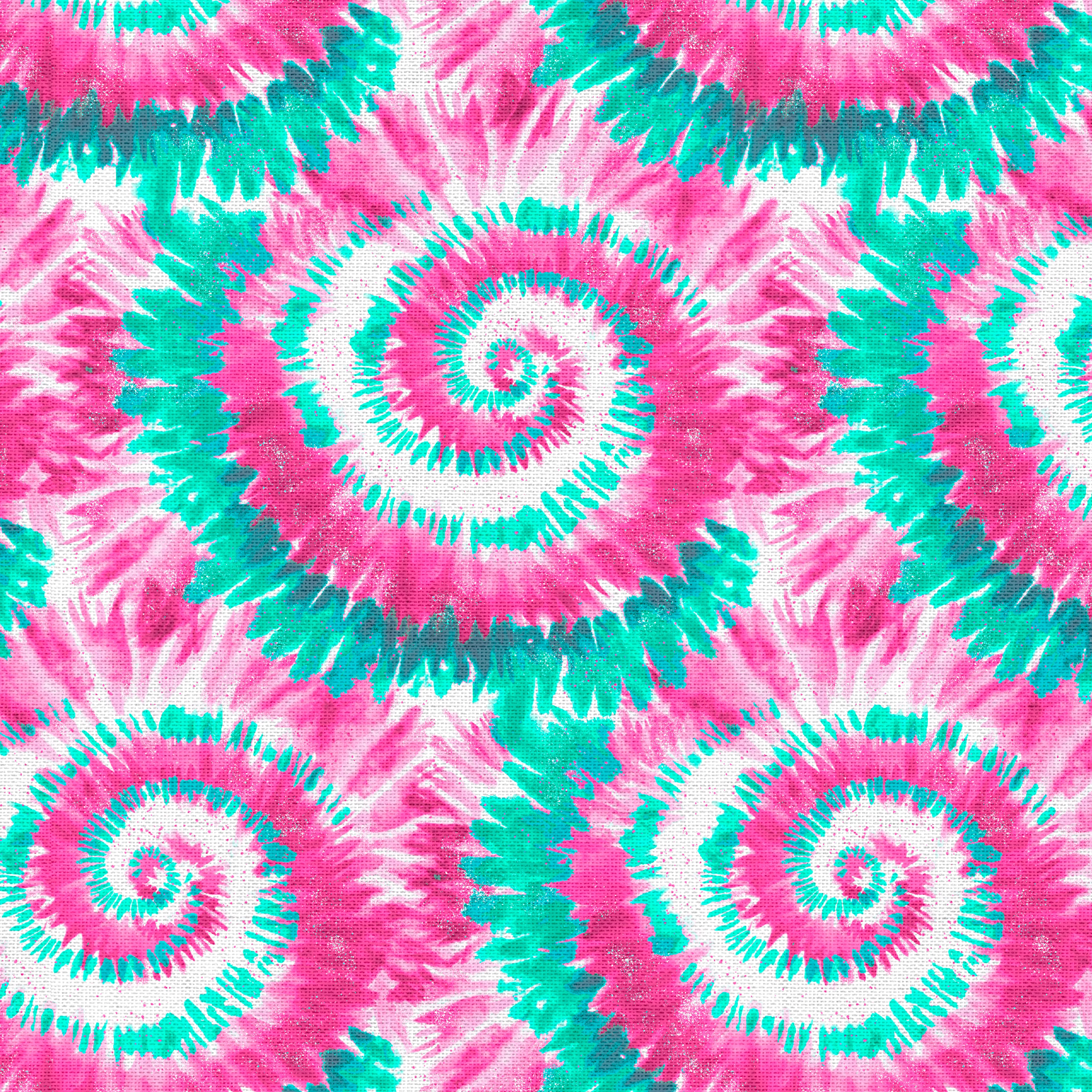 Pink & Blue Tie Dye Cotton Fabric Bundle by Loops & Threads™