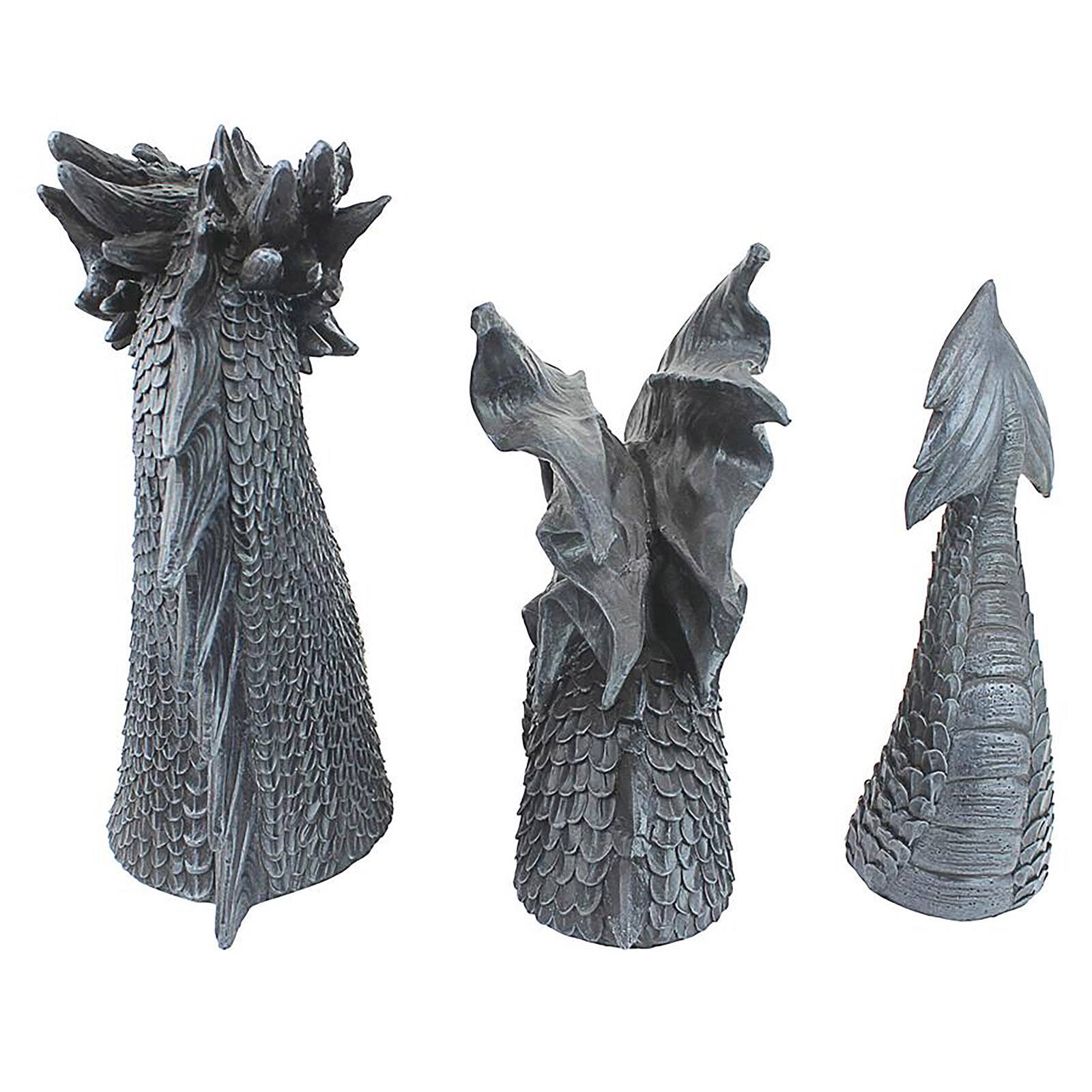 Design Toscano 28" Long Dragon of Falkenberg Castle Moat Lawn Statue