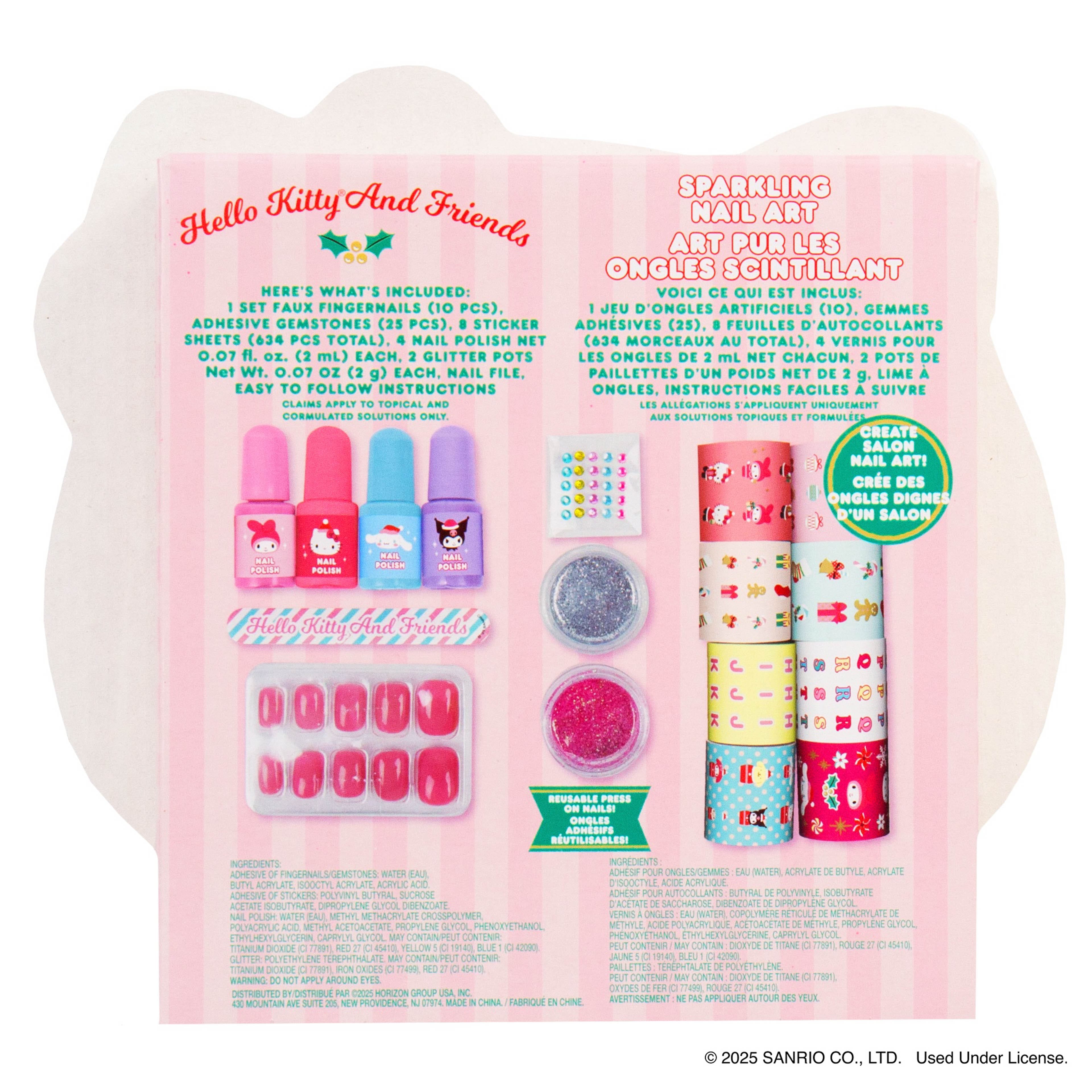 Hello Kitty® & Friends Sparkling Holiday Nail Art