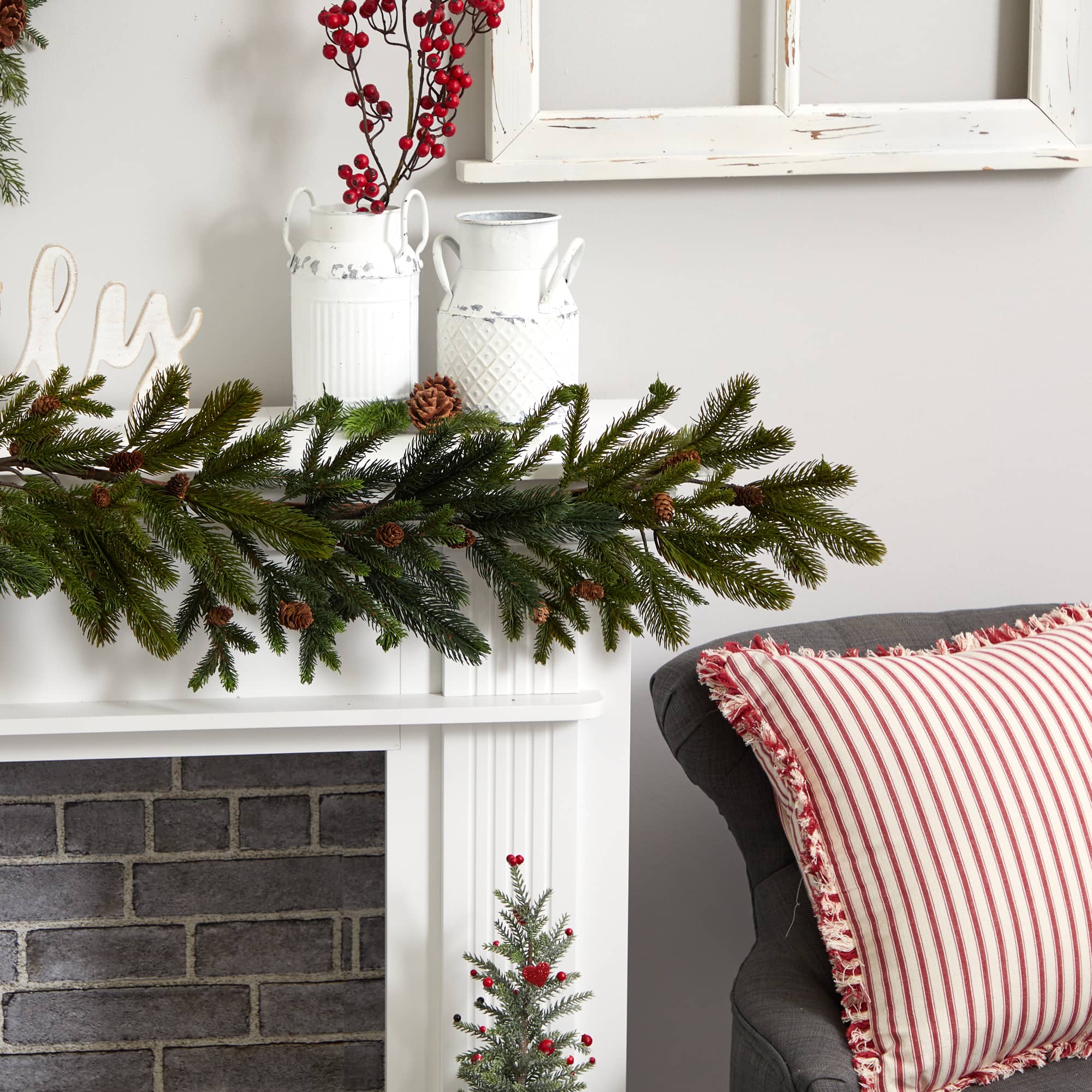 5ft. Pine &#x26; Pinecone Garland
