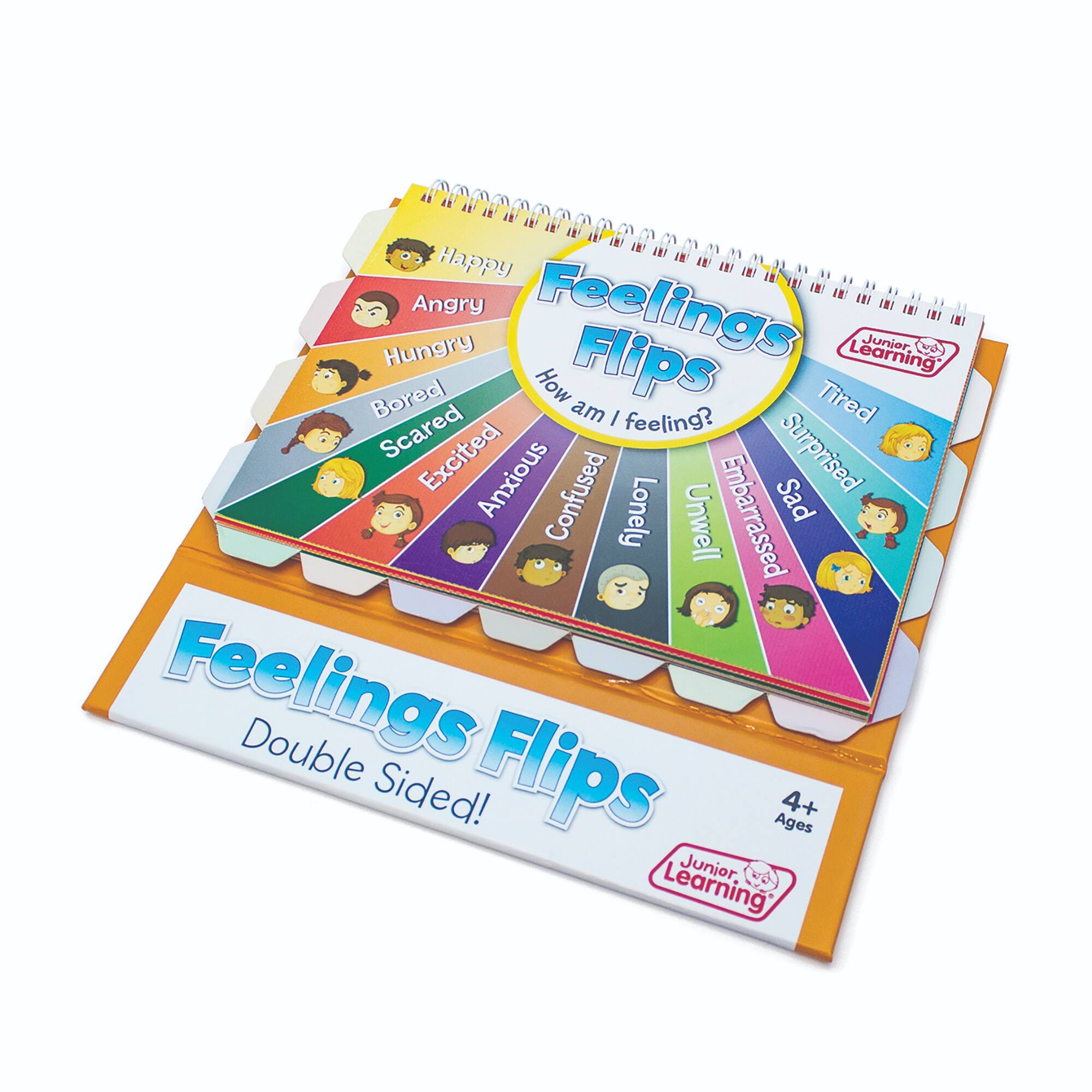 Junior Learning&#xAE; Feelings Flips Educational Flip Card Set