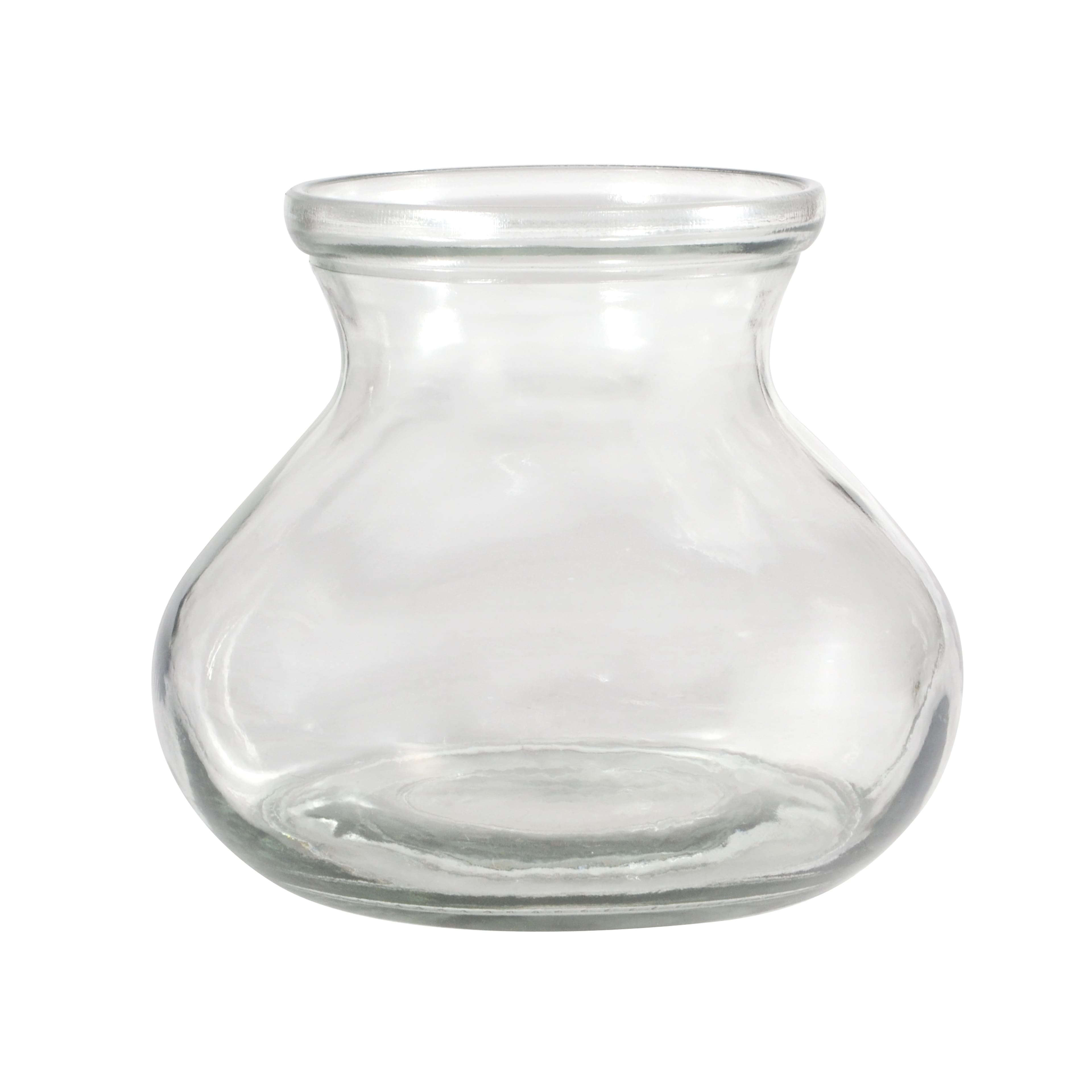 6" Clear Rustic Glass Vase by Ashland®
