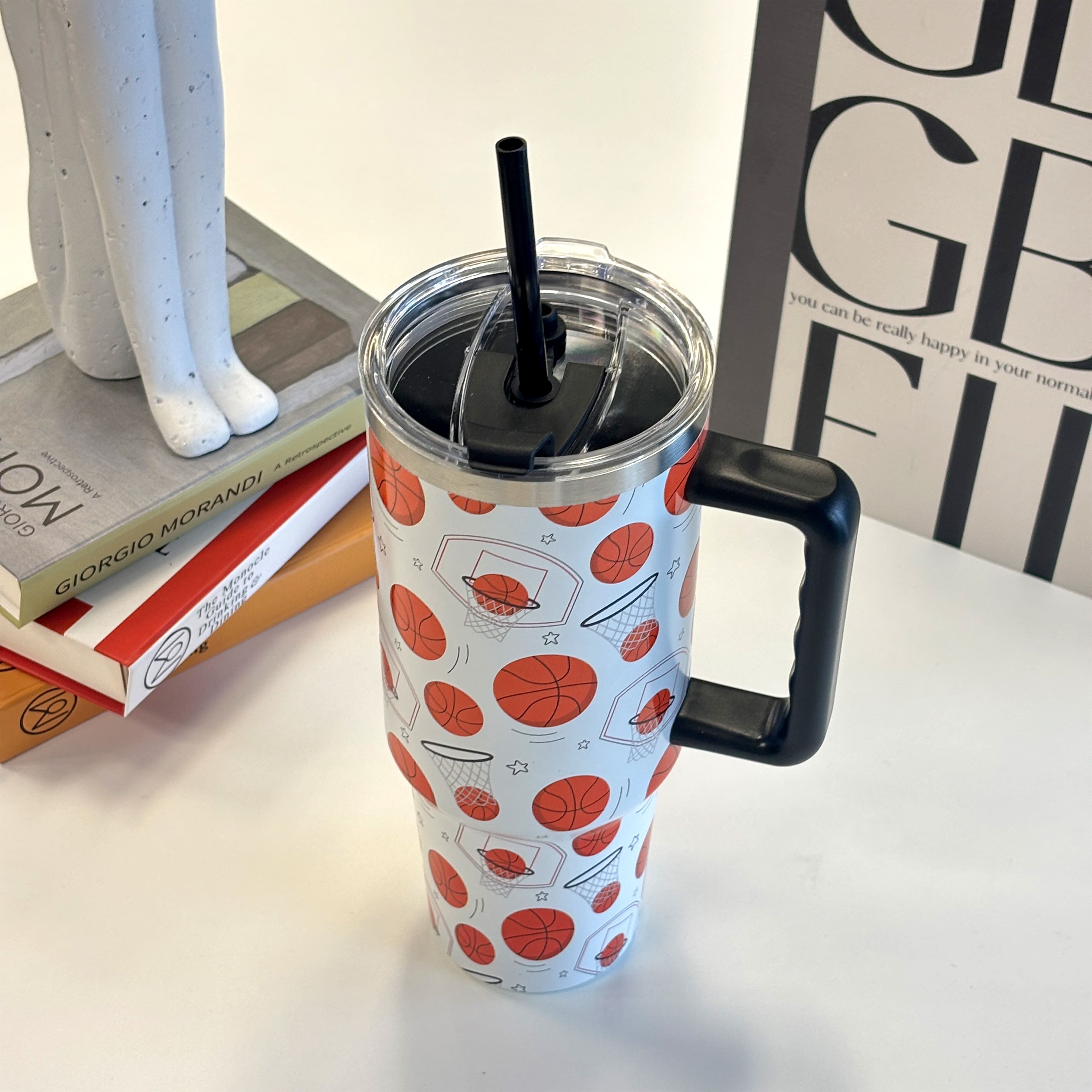 40oz. Basketball Stainless Steel Insulated Tumbler by Ashland®