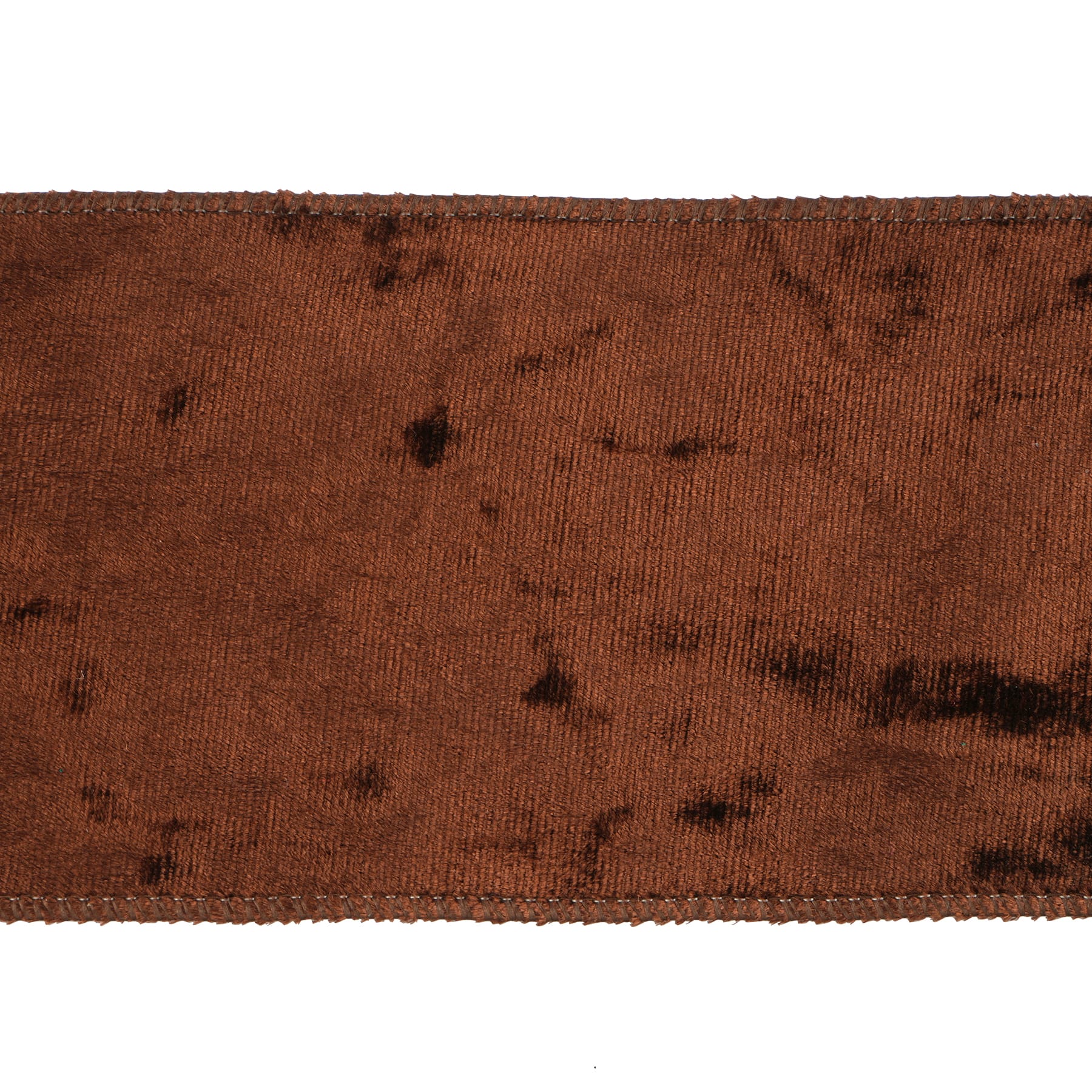 3.5" x 21ft. Brown Wired Velvet Ribbon by Celebrate It®