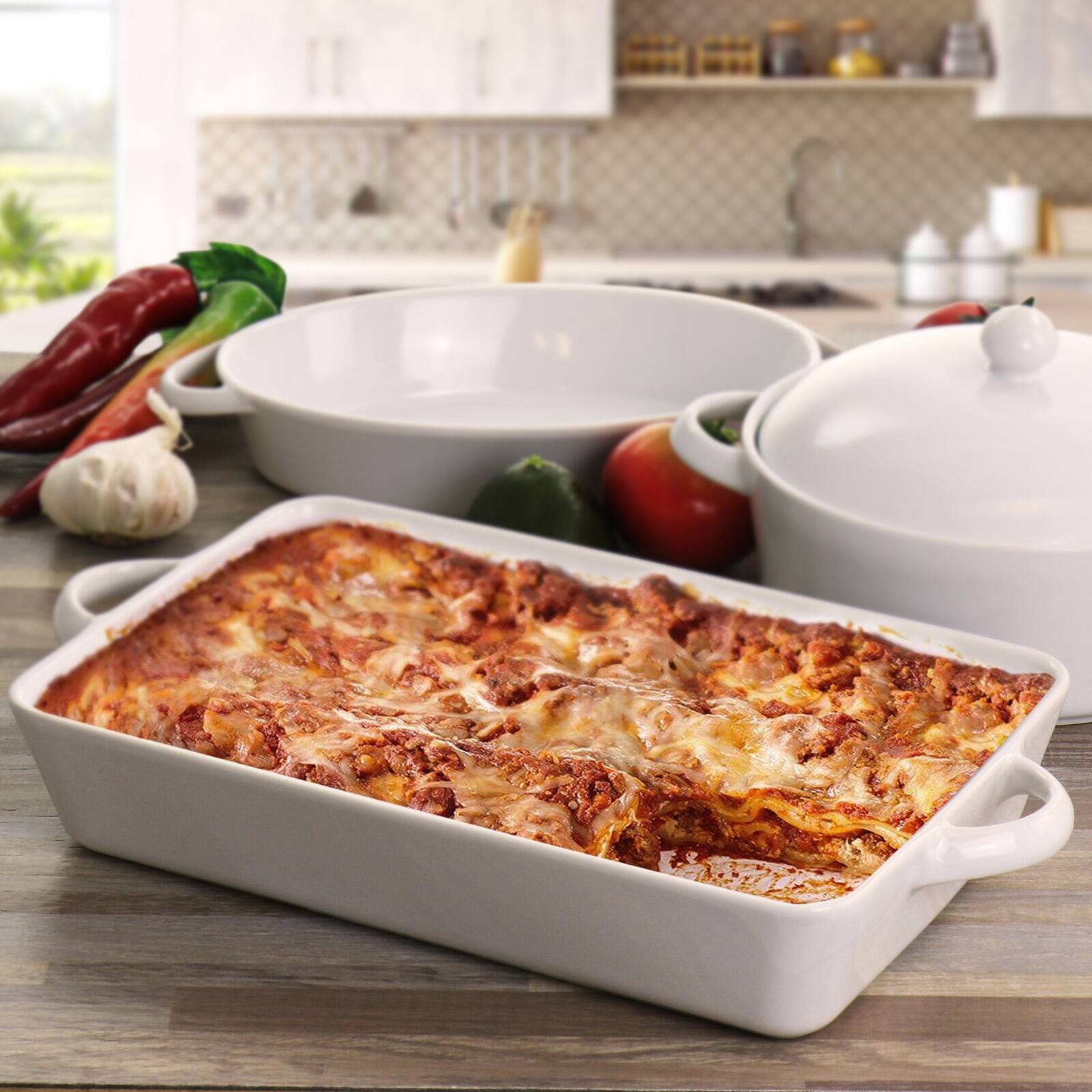 Gibson Elite® Gracious Dining 4-Piece Bakeware Set