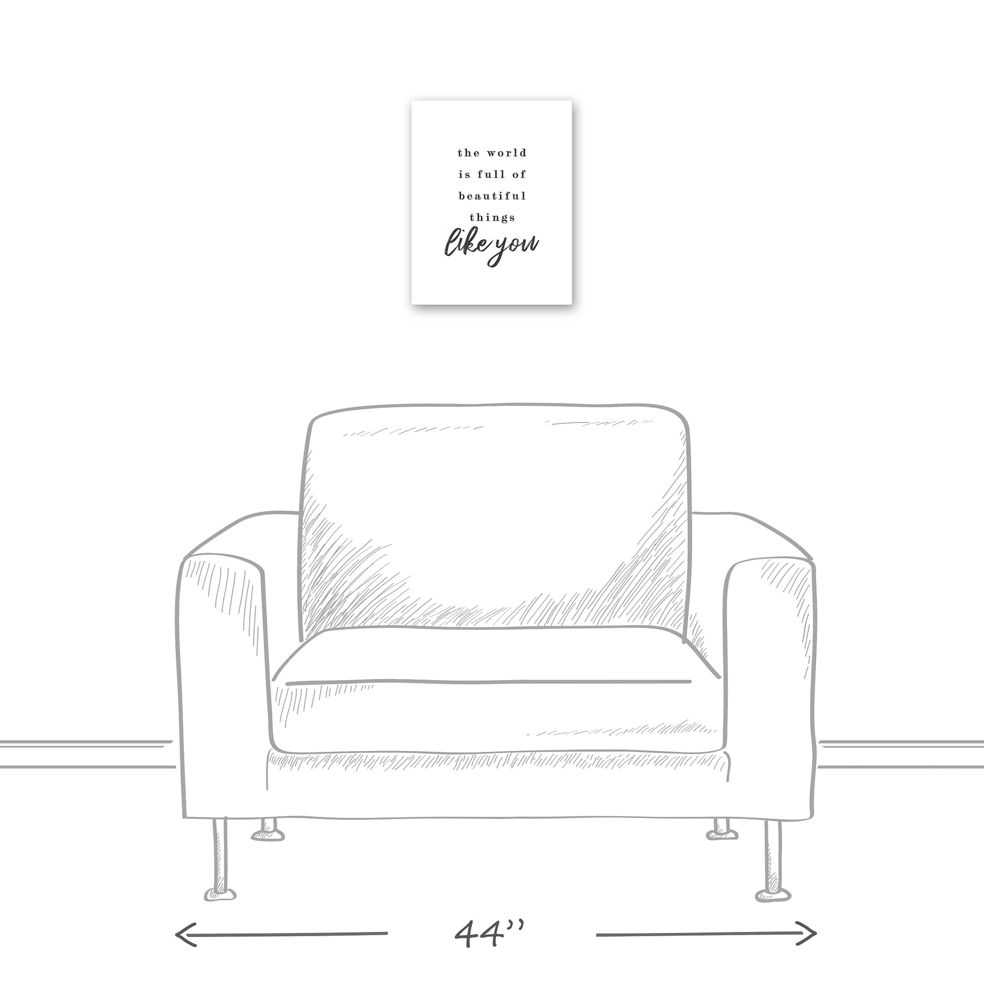 Beautiful Things Like You 11" x 14" Canvas Wall Art