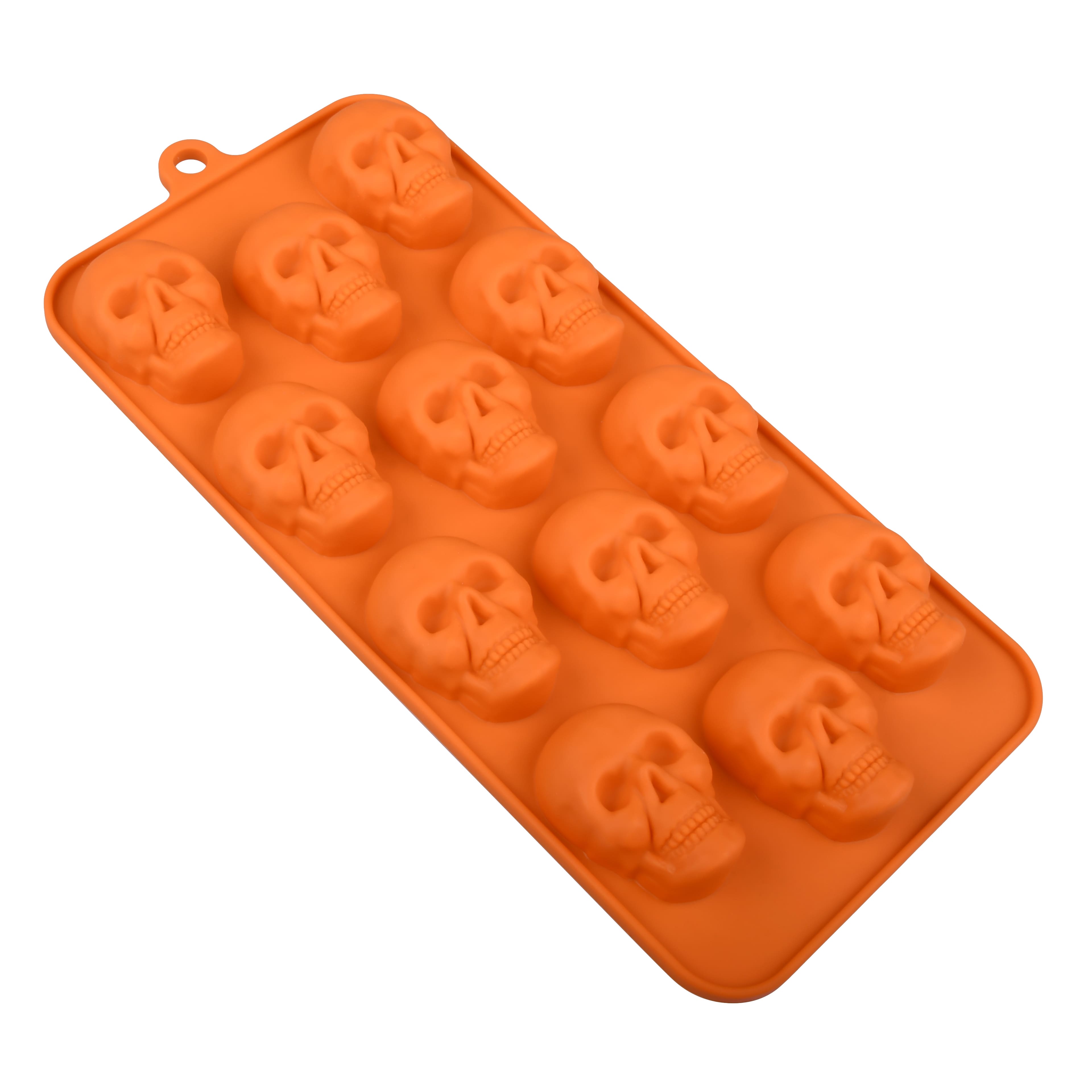 Skull Silicone Candy Mold by Makery&#x2122;