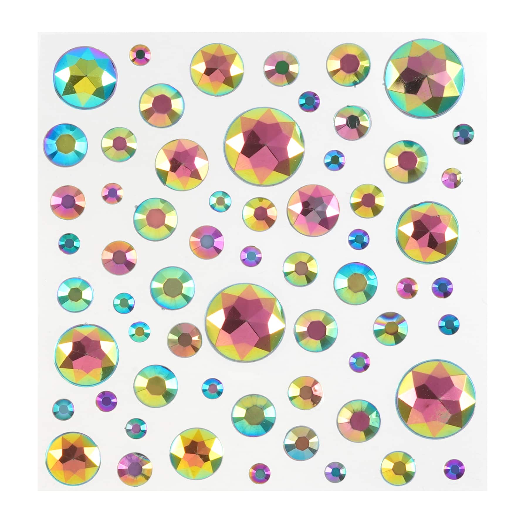 12 Pack: Black AB Crystal Bling Stickers by Recollections™