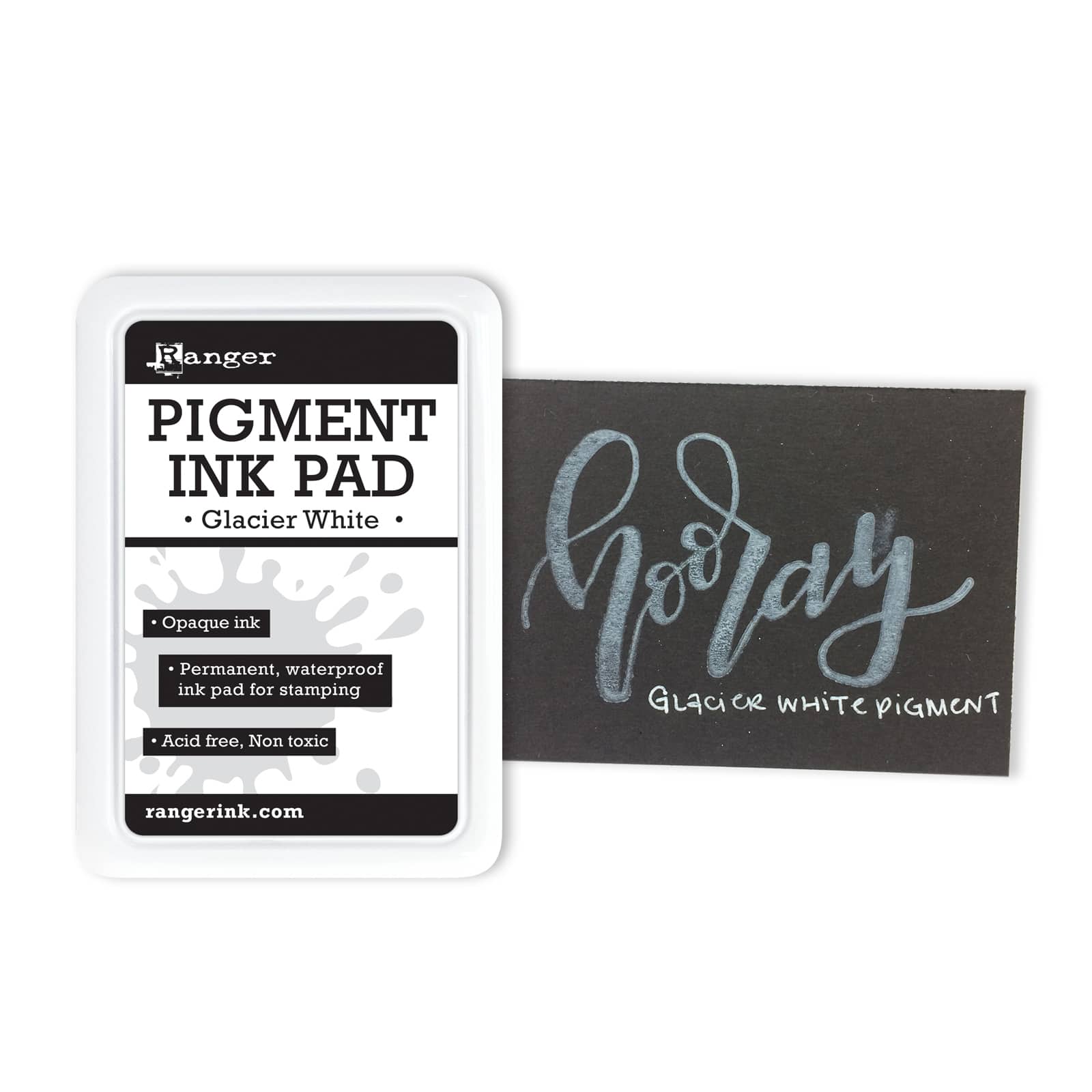 The Artful Maven: Ranger Glacier White Pigment Ink Steampunk