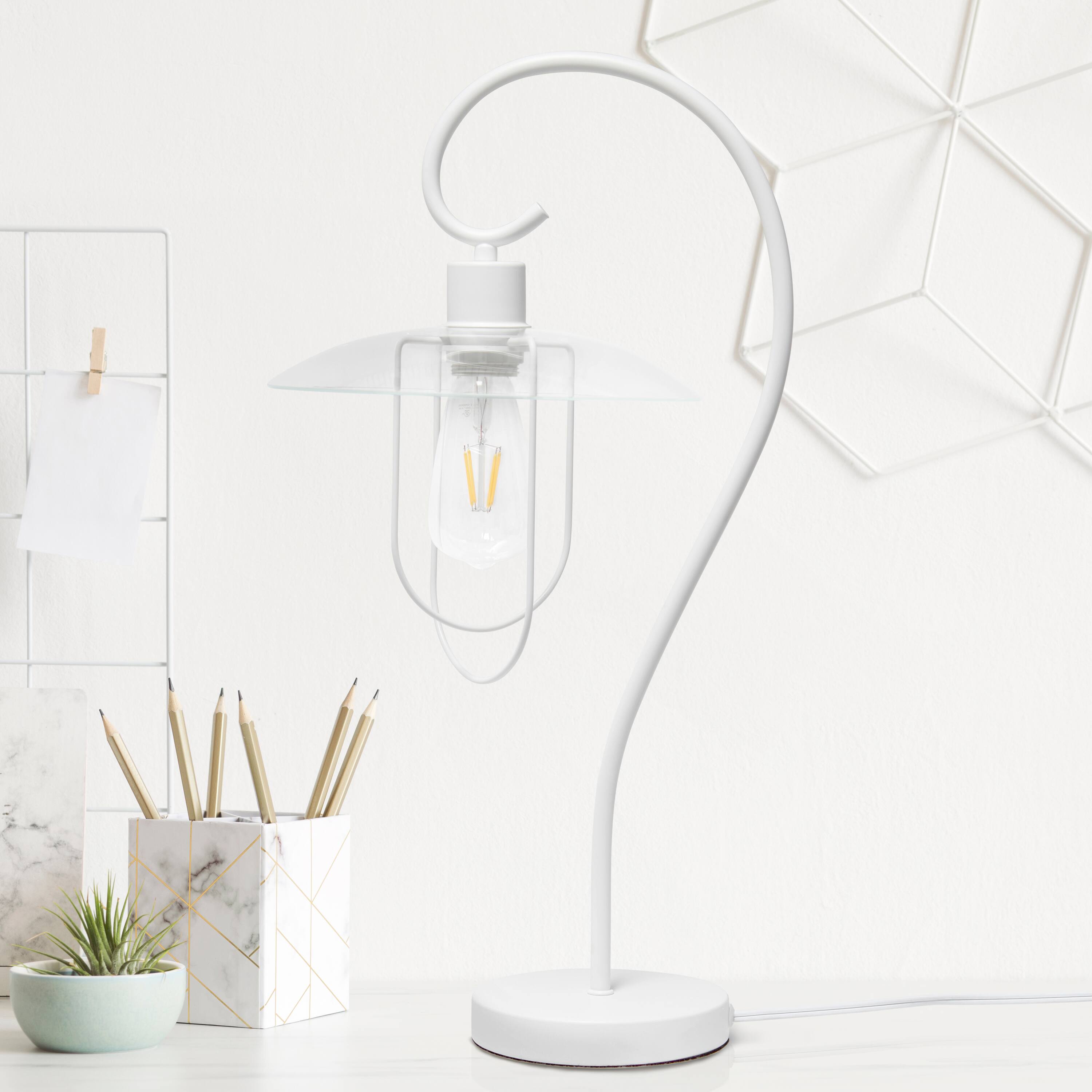 Lalia Home Modern Metal Scroll Table Lamp