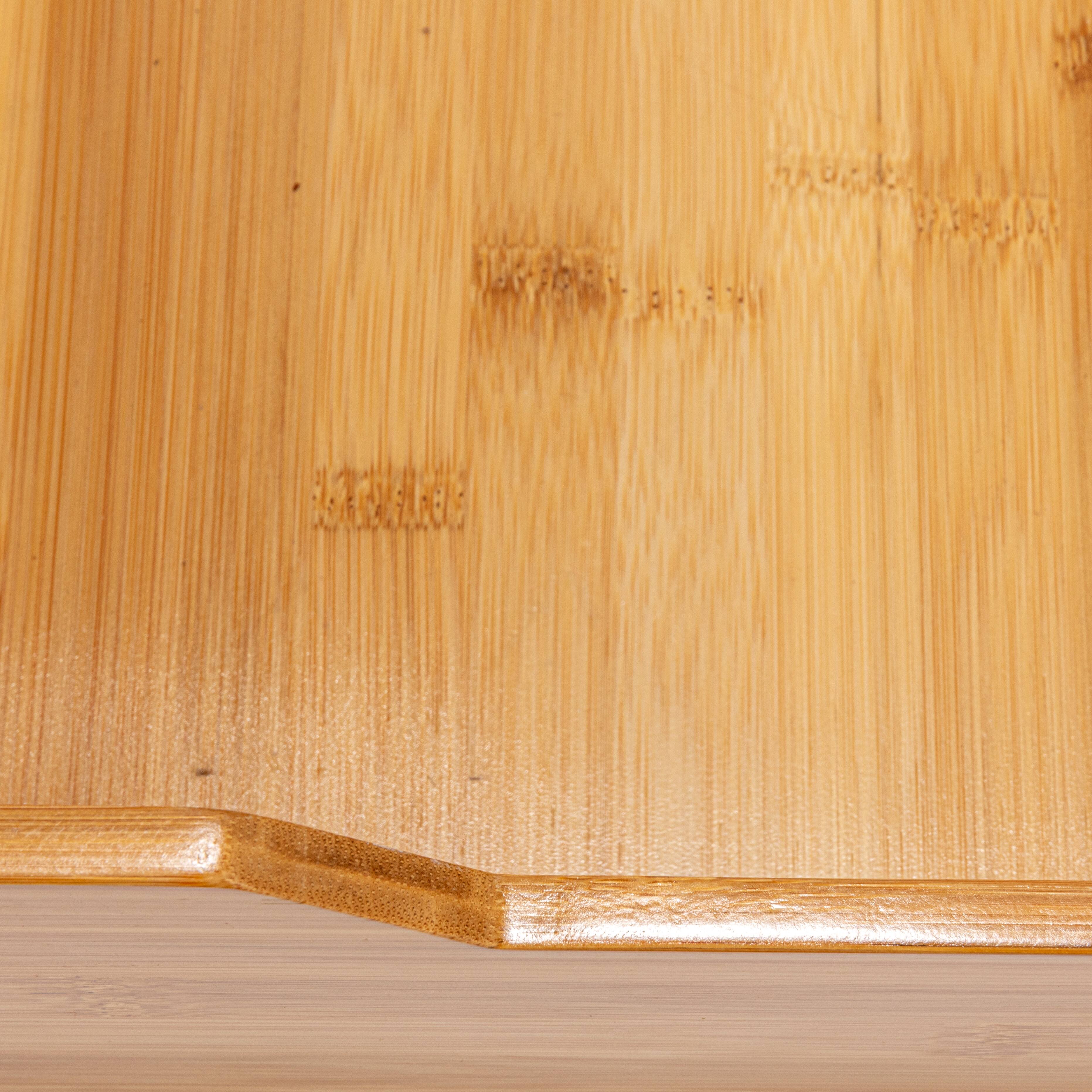 Household Essentials Glidez Bamboo & Steel Slide-Out Storage Organizer