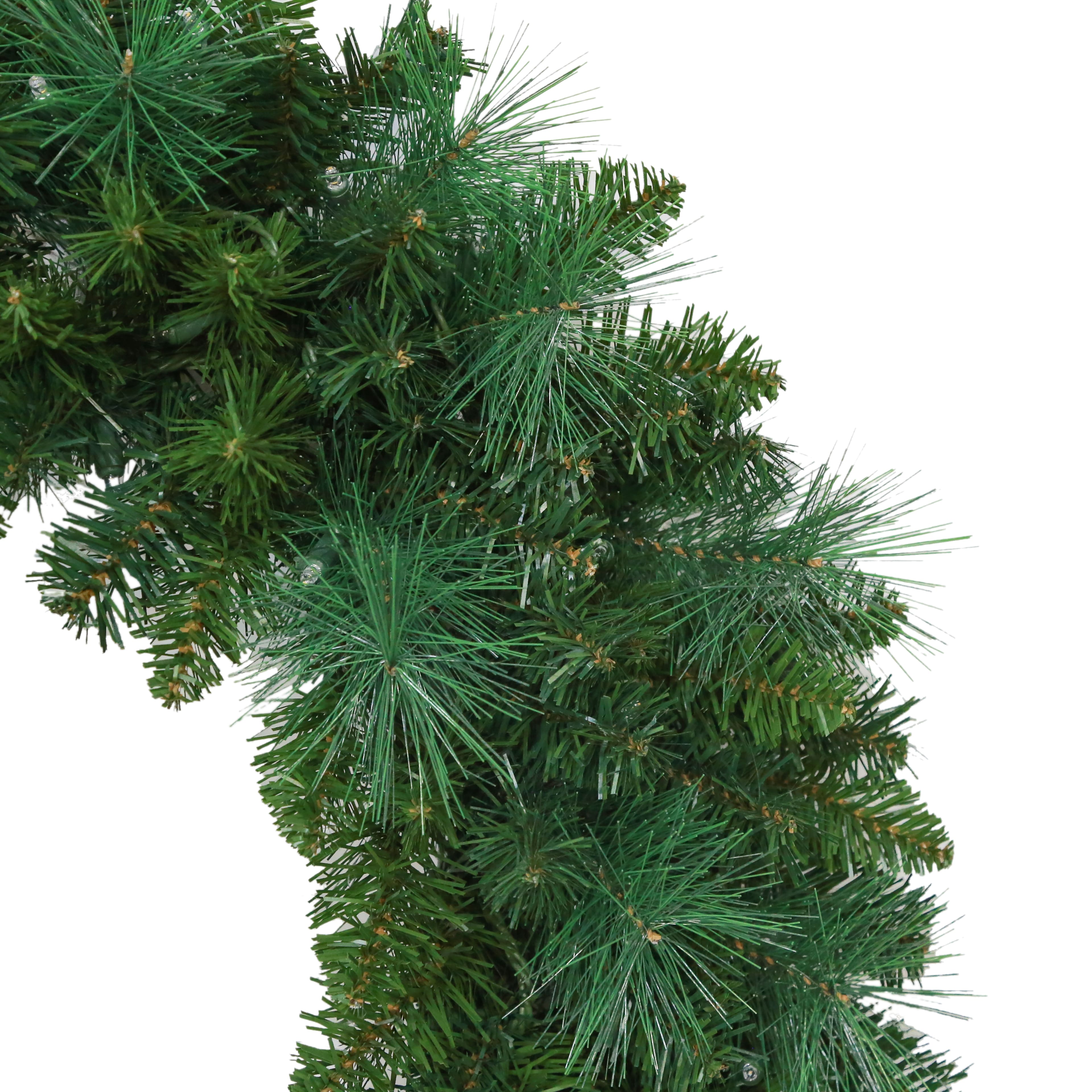 30&#x22; Pre-Lit Mixed Pine Wreath by Ashland&#xAE;