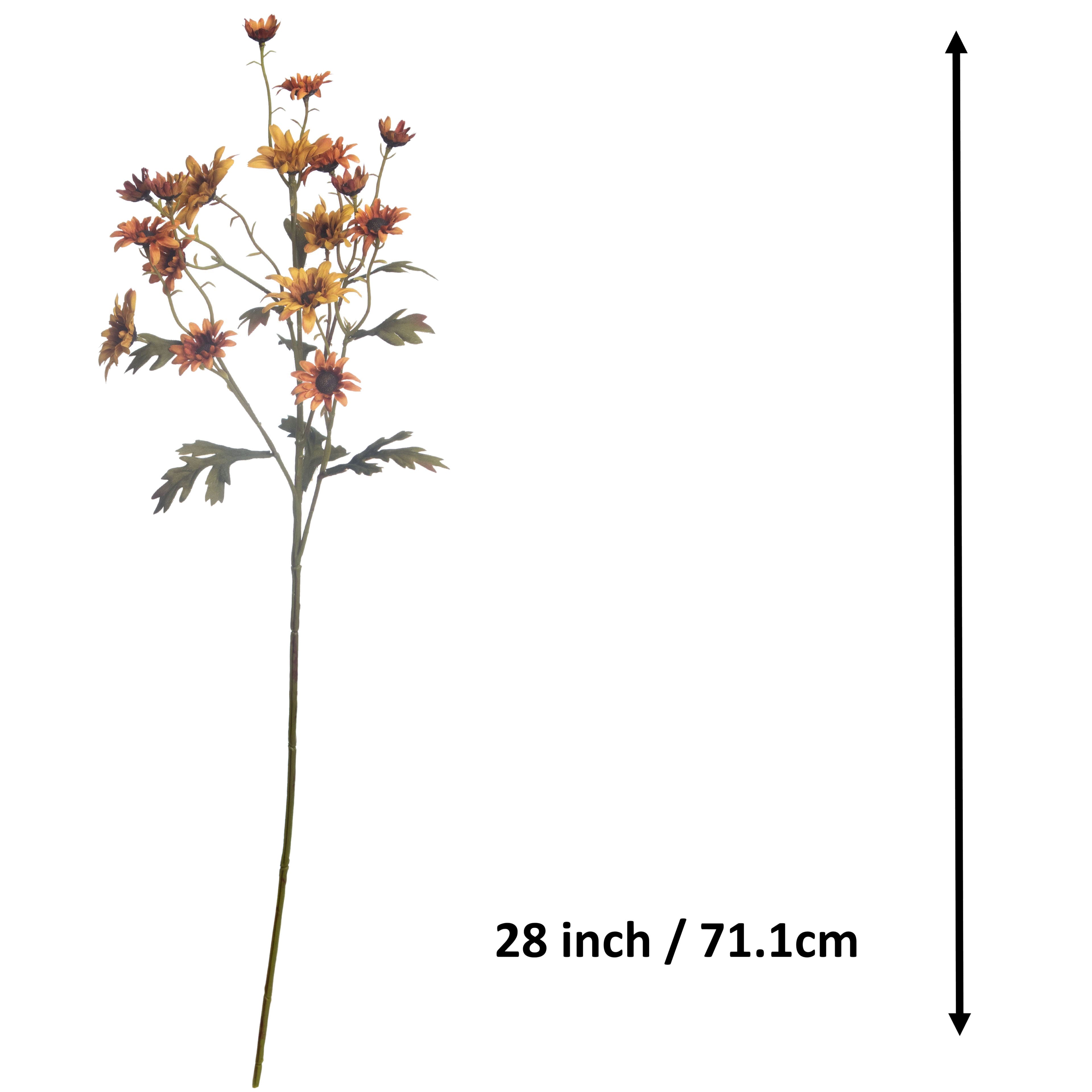 28&#x22; Yellow-Orange Wild Daisy Stem by Ashland&#xAE;