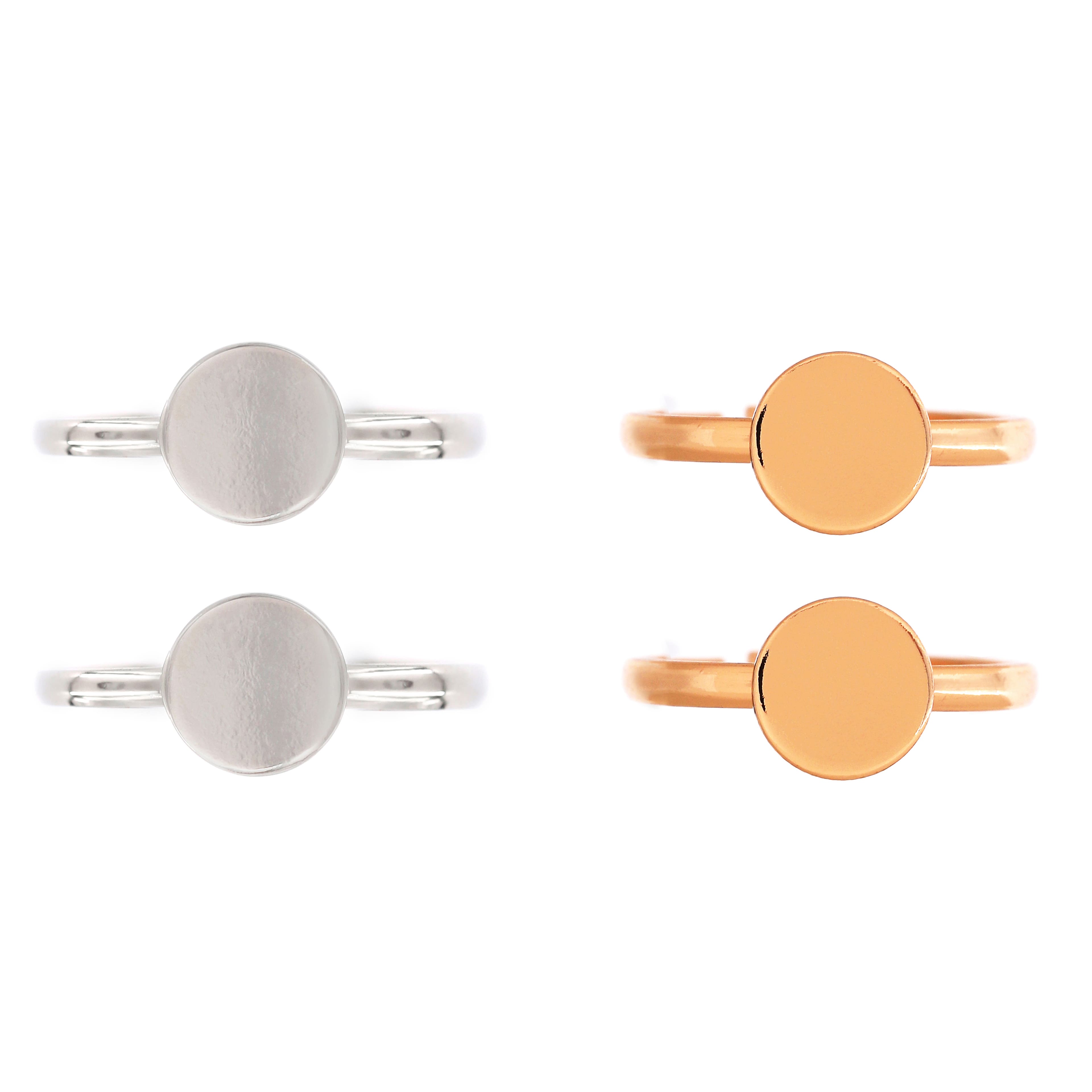 Adjustable Ring Blanks, 4ct. by Bead Landing™