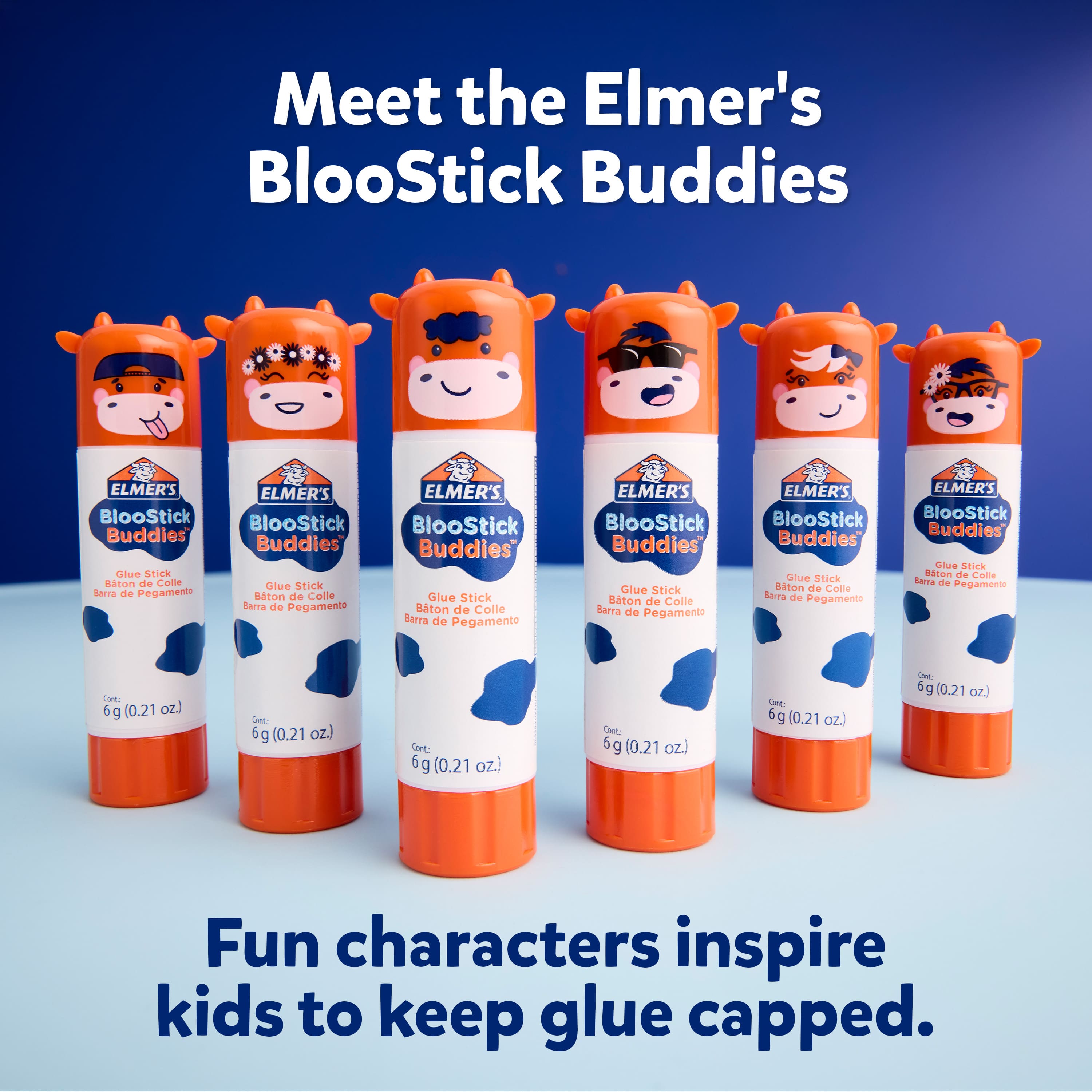 Elmer&#x27;s&#xAE; BlooStick Buddies&#x2122; &#x26; Disappearing Purple Glue Stick Set