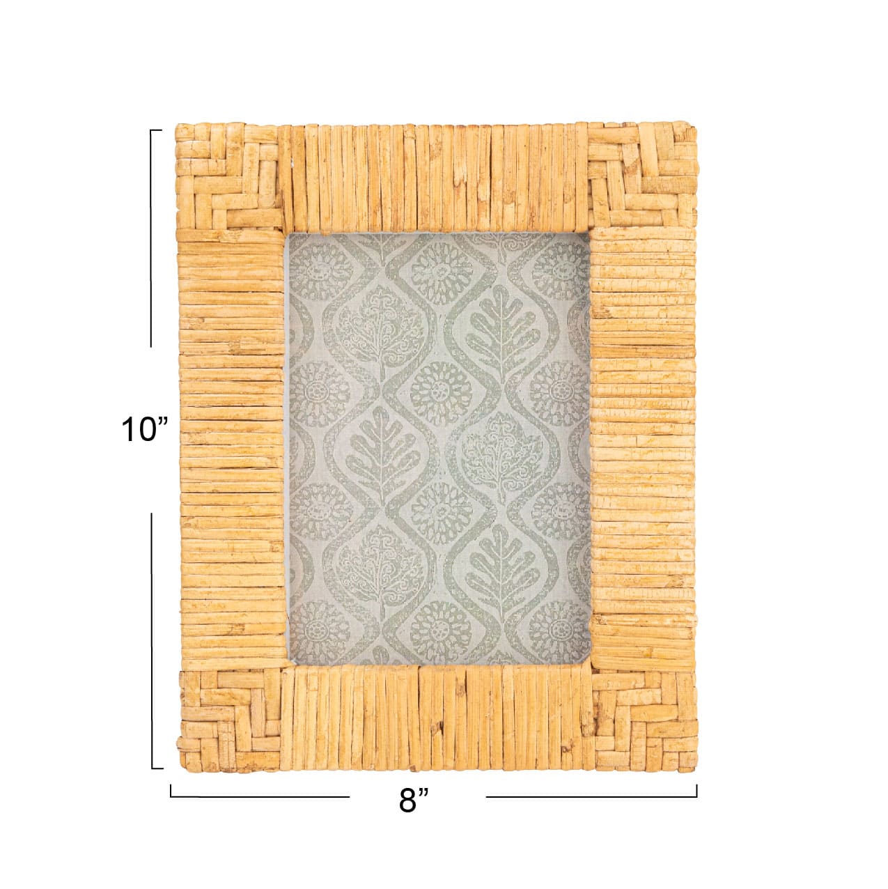 Hello Honey® Natural Handwoven Rattan Photo Frame