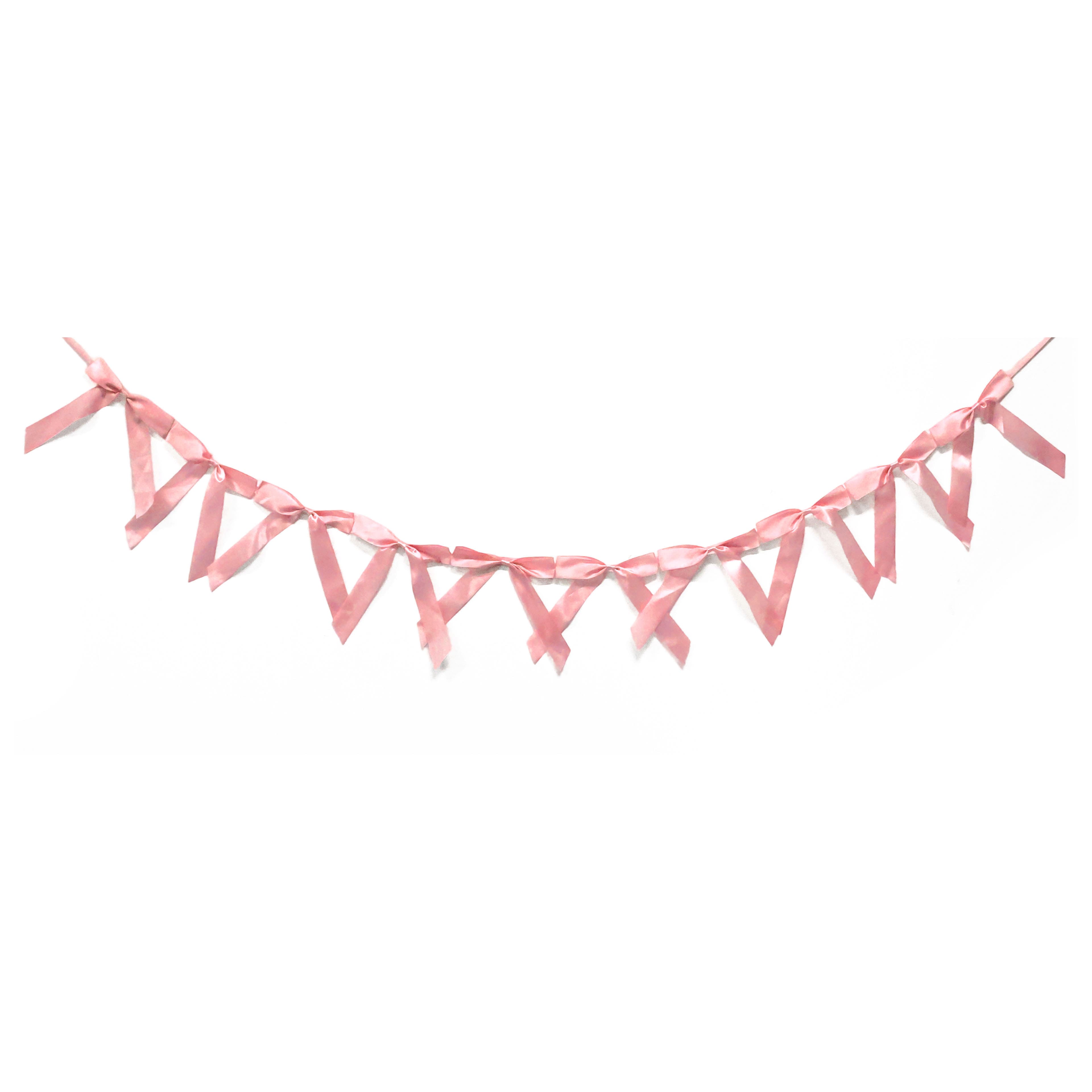 7.75" Pink Bow Banner by Celebrate It™