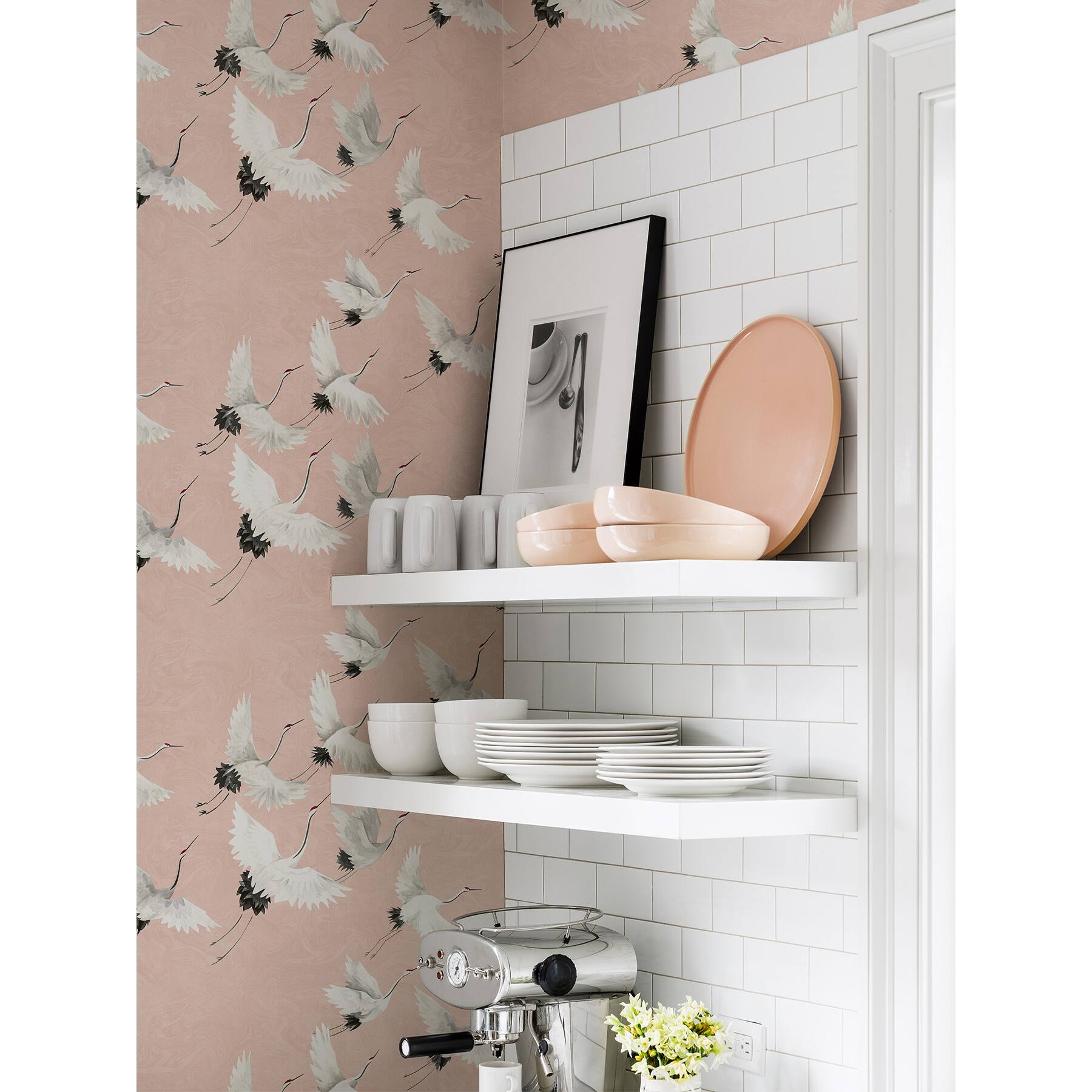 NuWallpaper Pink Halcyon Peel & Stick Wallpaper Michaels
