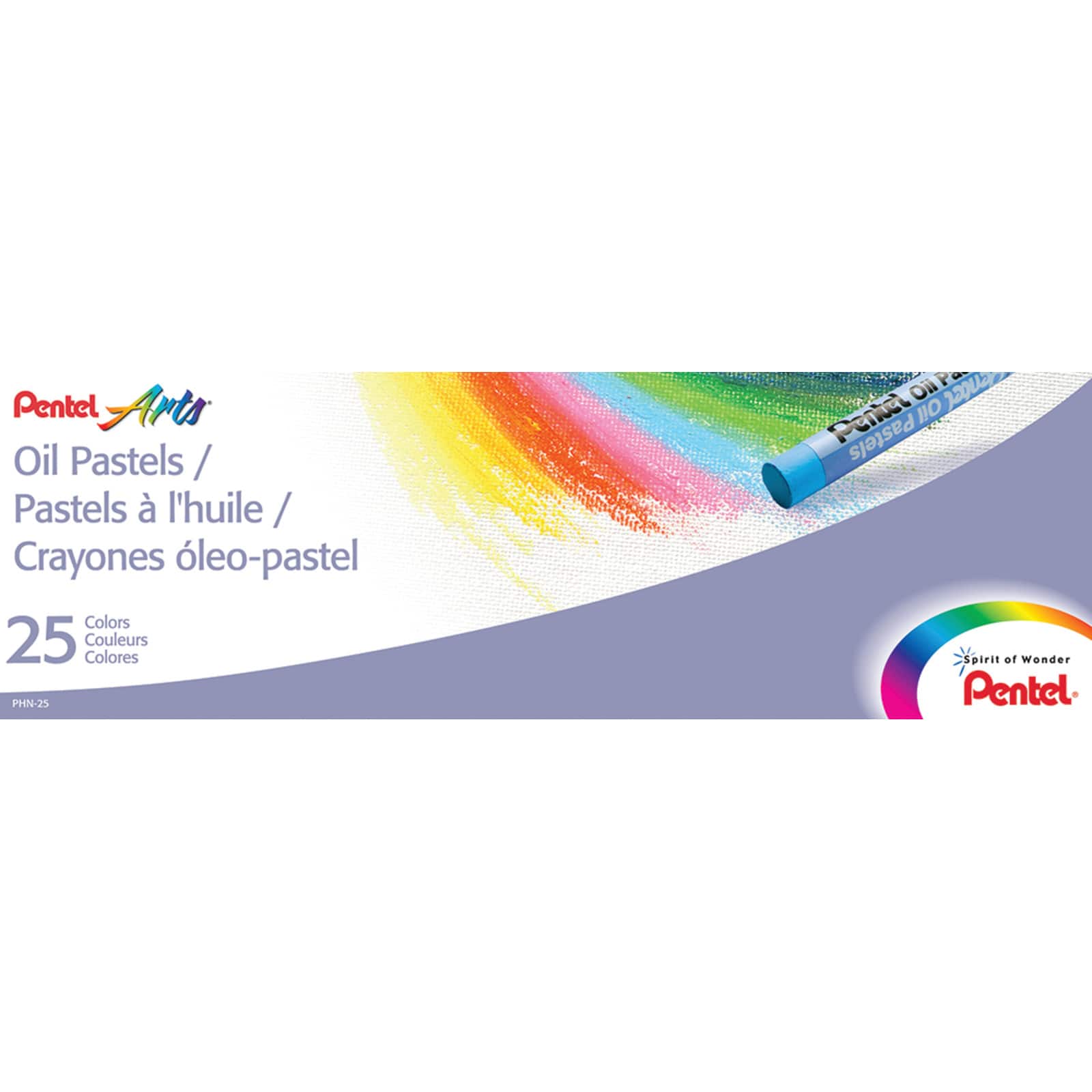 Pentel Arts® 25 Color Oil Pastels Set